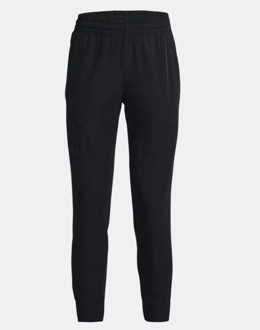 Under Armour UA Womens Unstoppable Woven Joggers / Pants Sz M L XL Black 1376929