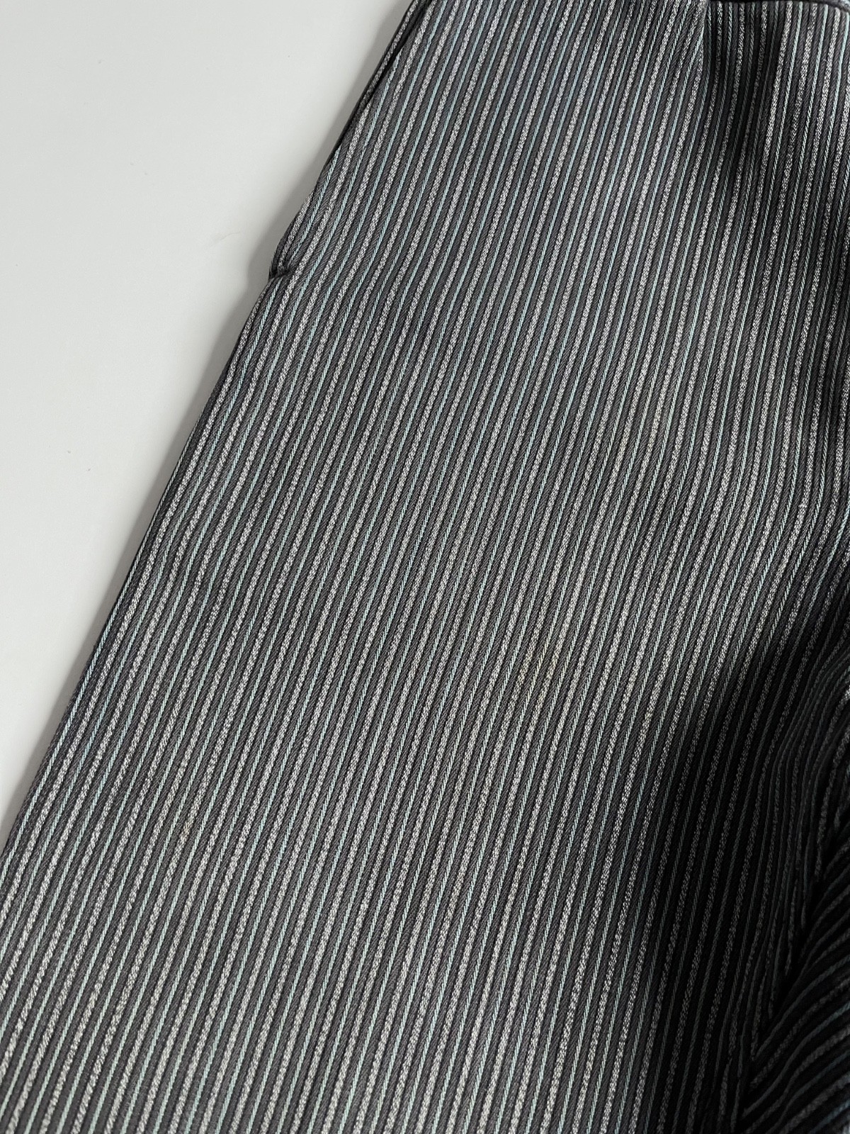 Vintage 1940s French Bleu Work Stripes Pants Made in France size 30 x 26