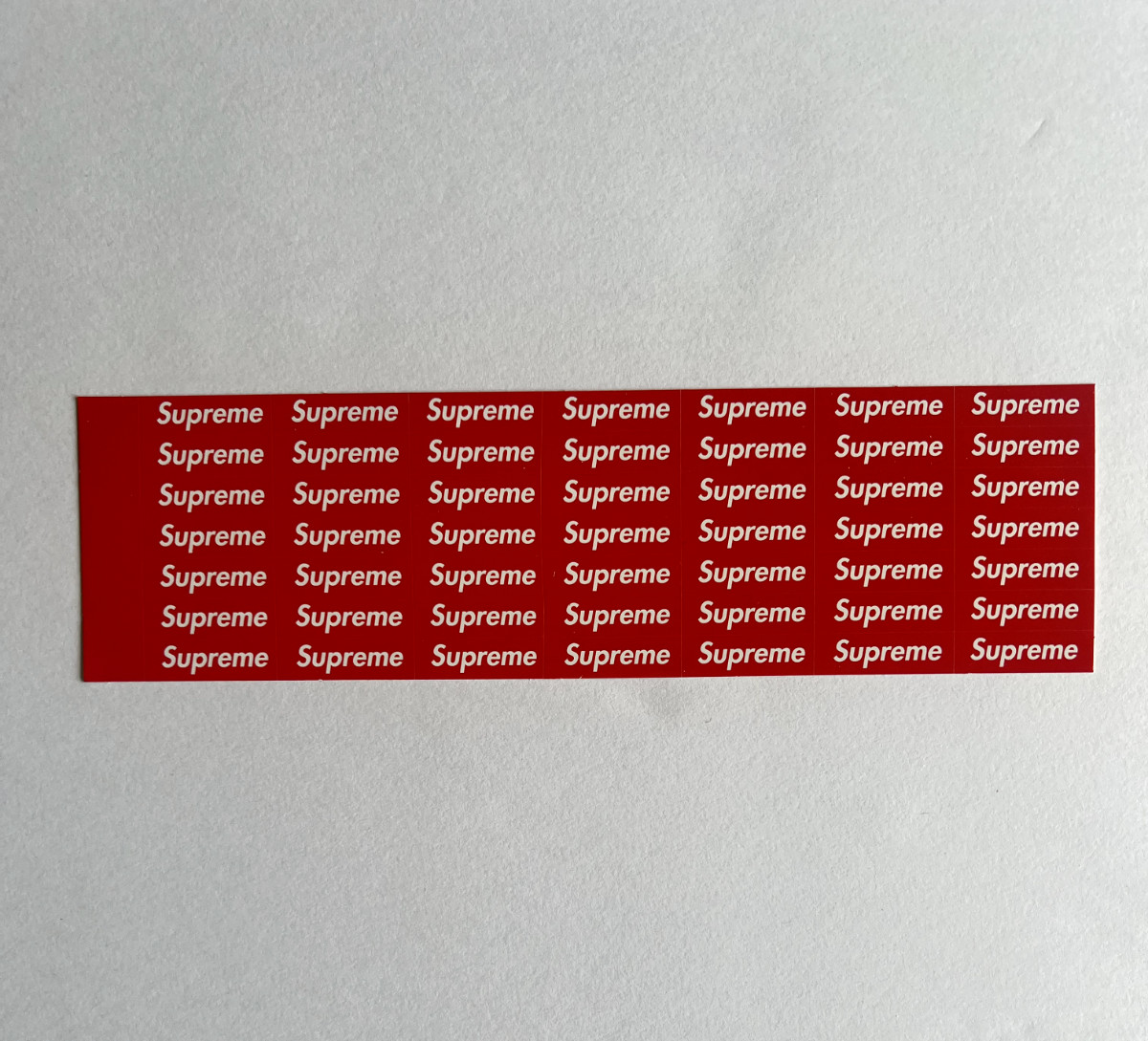 Supreme Mini Box Logo Sticker Sheet 100% Authentic SS24 Season