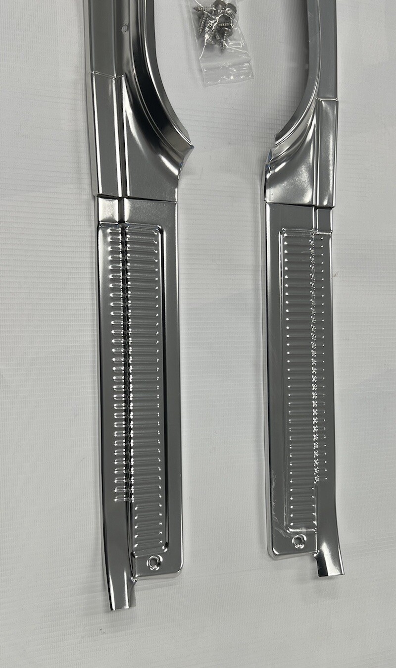 1973-1977 CHEVROLET GMC C10 C20 C30 G10 DOOR SILL TRIM KIT 4 PIECES NEW