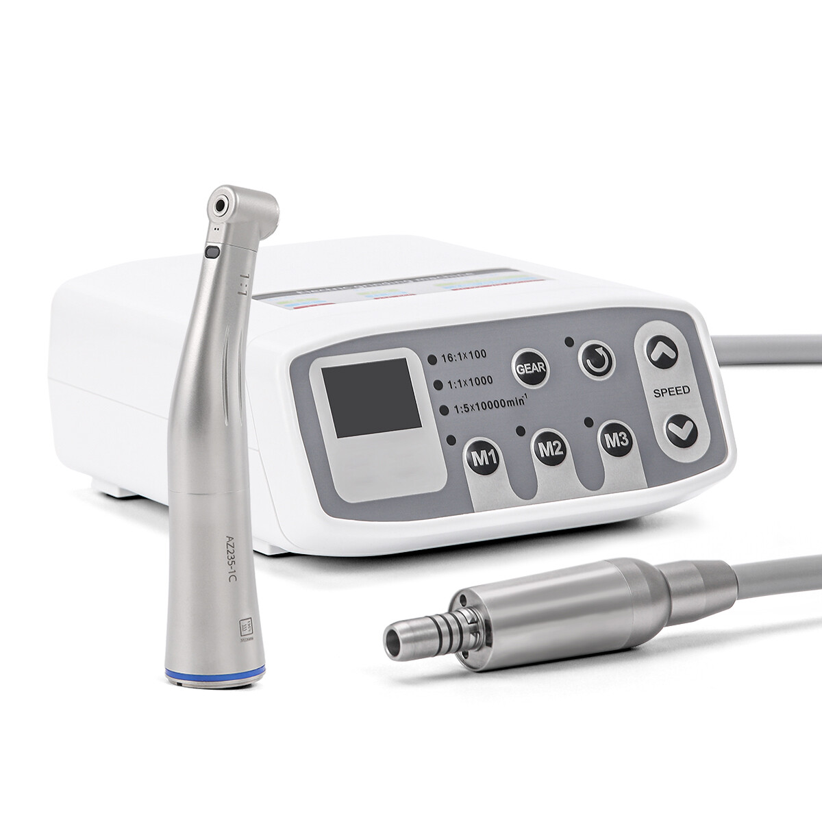 AZDENT Dental Electric LED Brushless Micro Motor/1:1/1:5 1:4.2 LED Handpiece