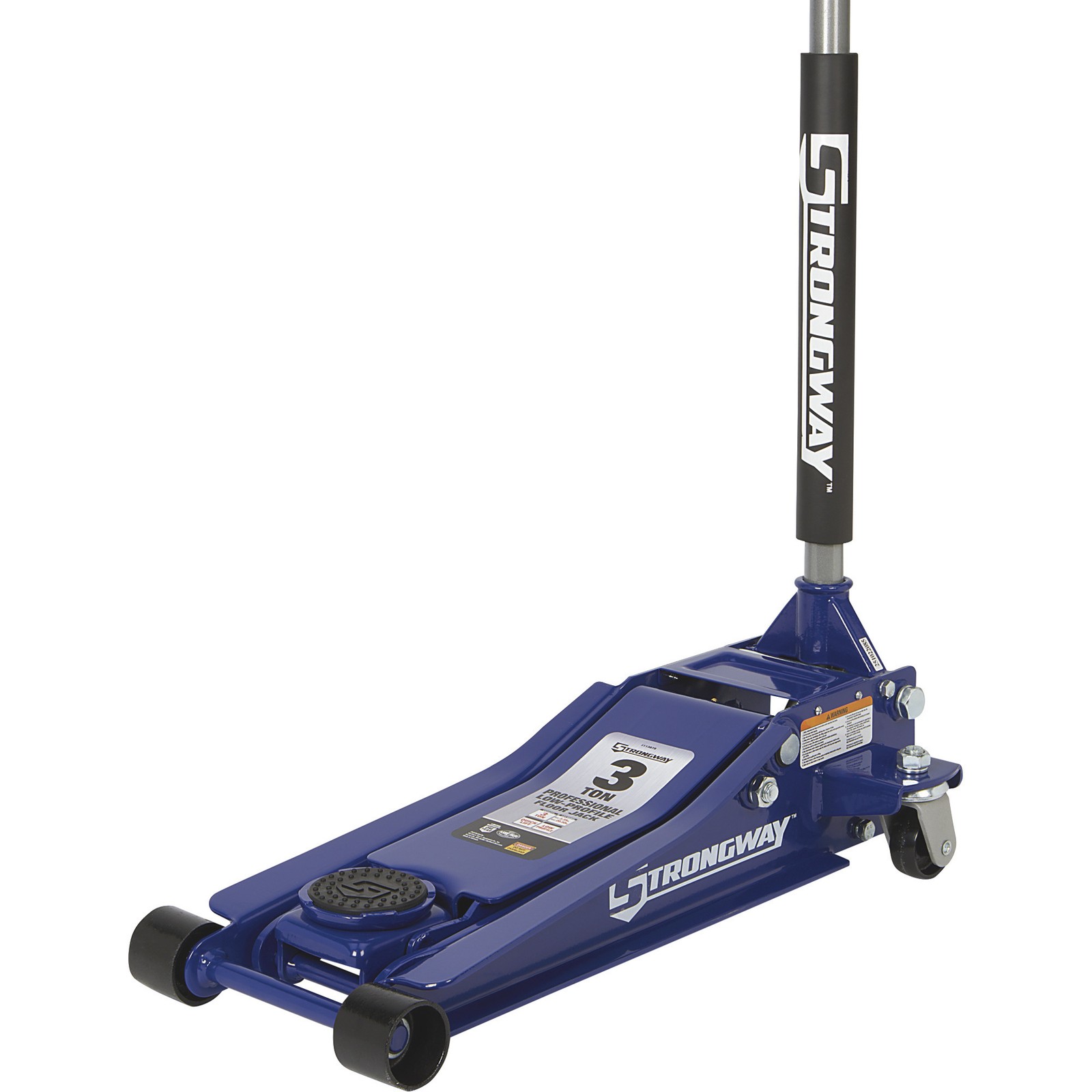 Strongway Professional Low-Profile Service Floor Jack, 3-Ton Capacity
