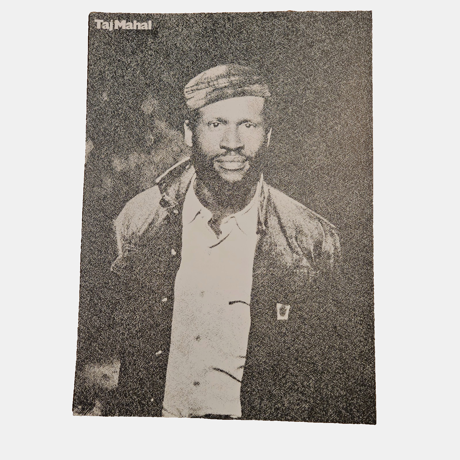 Taj Mahal Vintage 1970s Promo Flat Poster 20x28 Columbia Records Country Blues