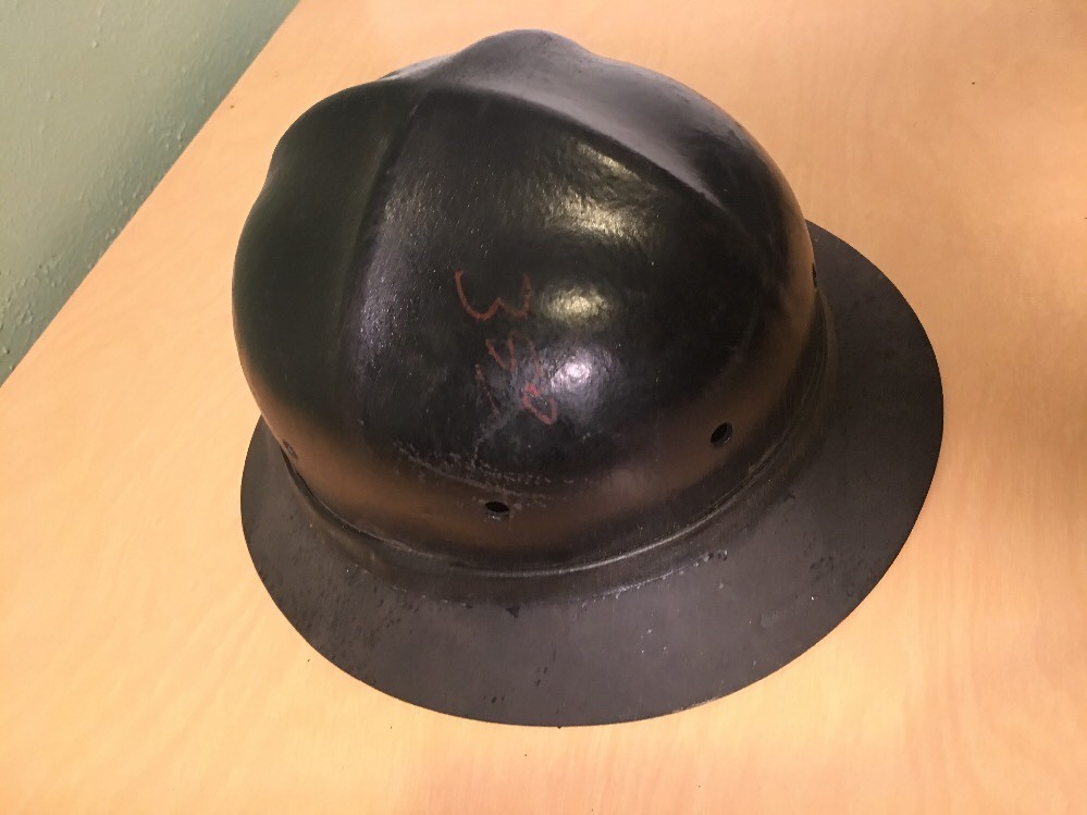 EARLY 1930s HARDHAT CBM Co. Black Dymond Hard Hat Antique Mine Mining Helmet
