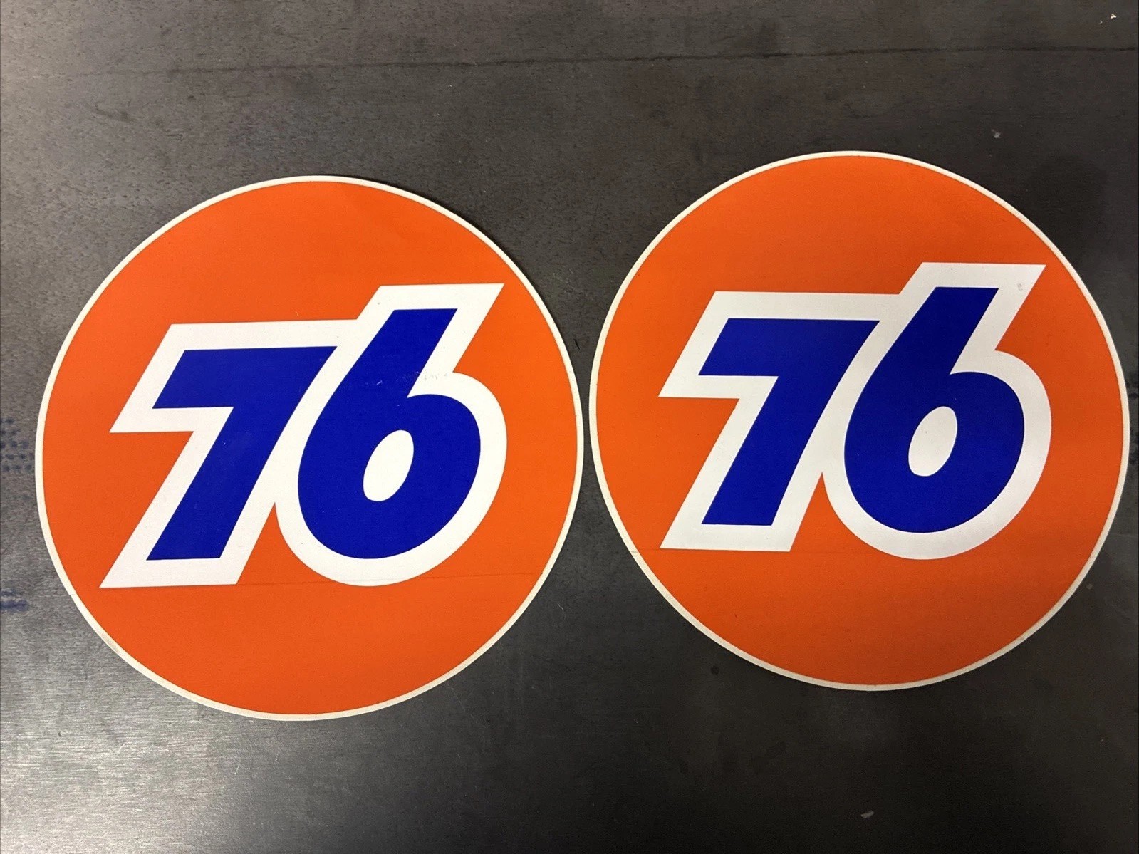 Unocal Union 76 NOS Gas  Gasoline Oil vtg racing decal sticker 7” in X2 New
