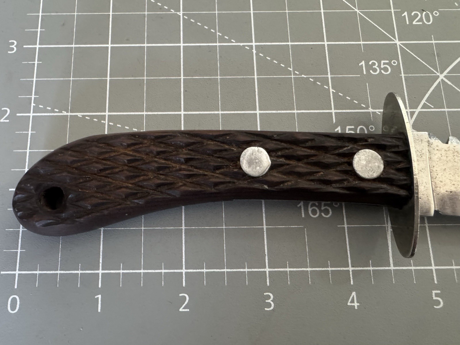 Vintage 1920-1939 Remington RH-45 Wood Handle Fishing Filet Knife 10" Overall