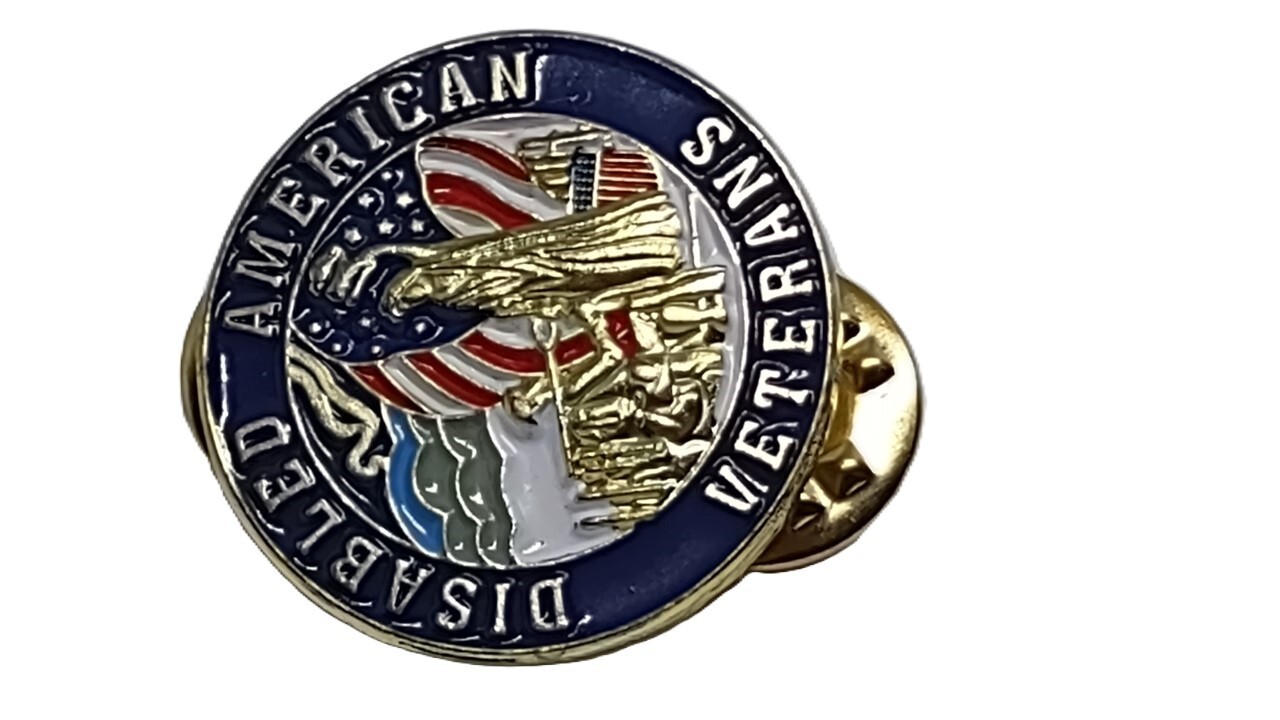Disabled American Veterans 0.875-inch Lapel Pin P62559
