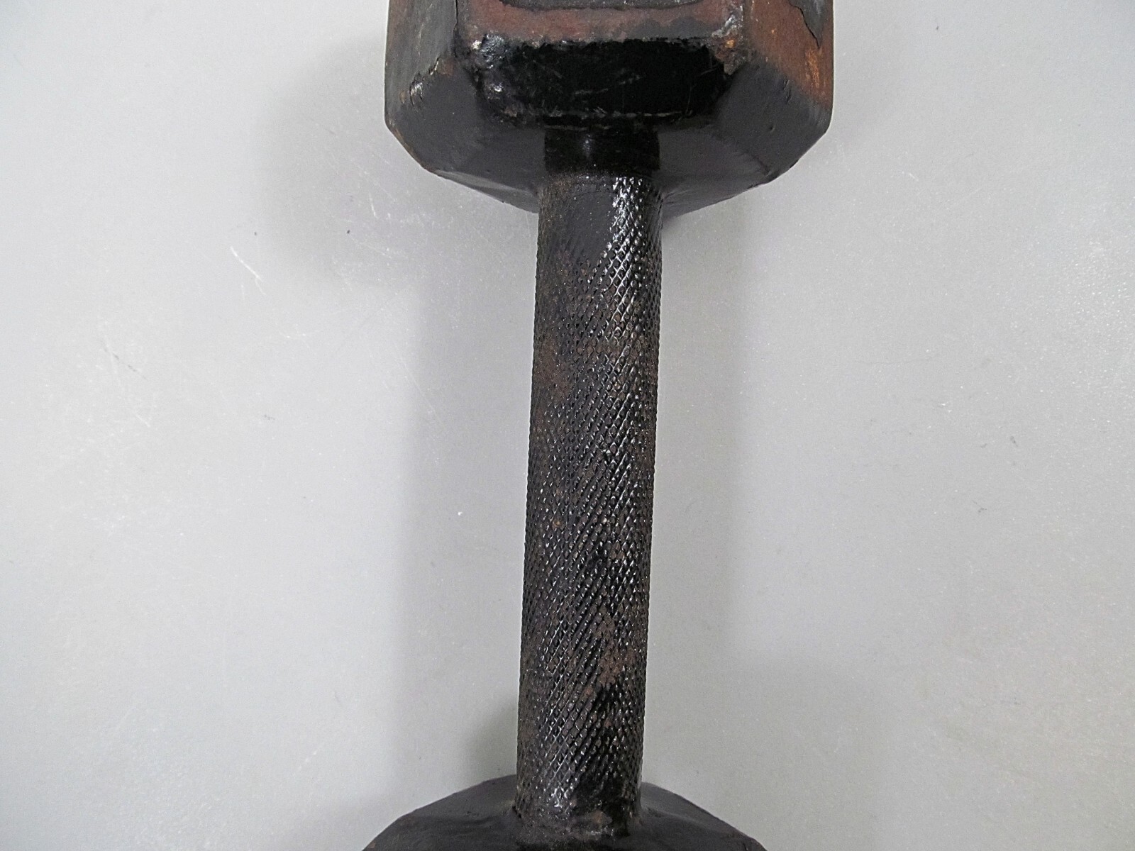 Vintage York 10 lb Cast Iron Hex Dumbbell