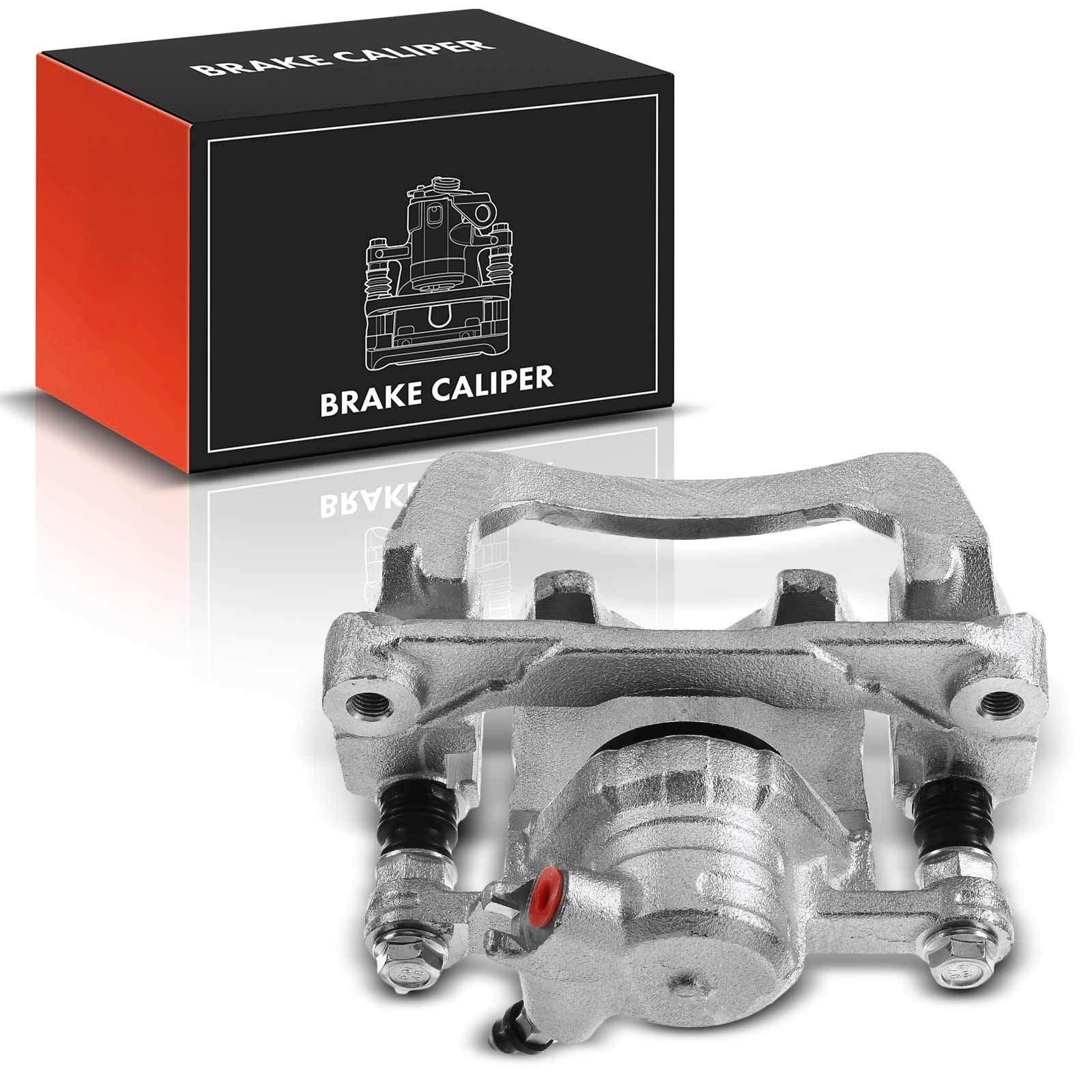 2x Rear Side Brake Caliper w/ Bracket for Subaru Forester 2009-2013 Impreza WRX