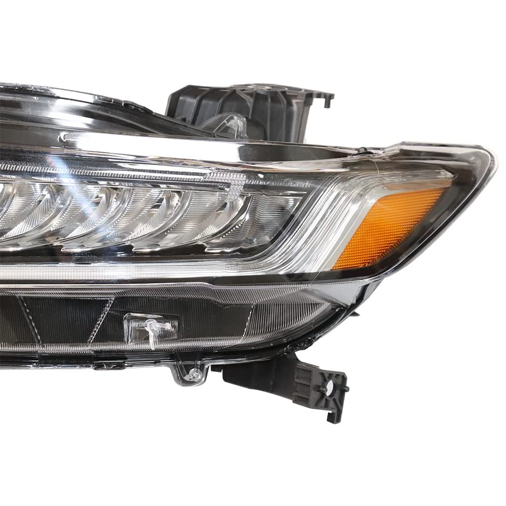 Halogen Headlight Assembly for 2018 2019 2020 Honda Accord Replacement Left