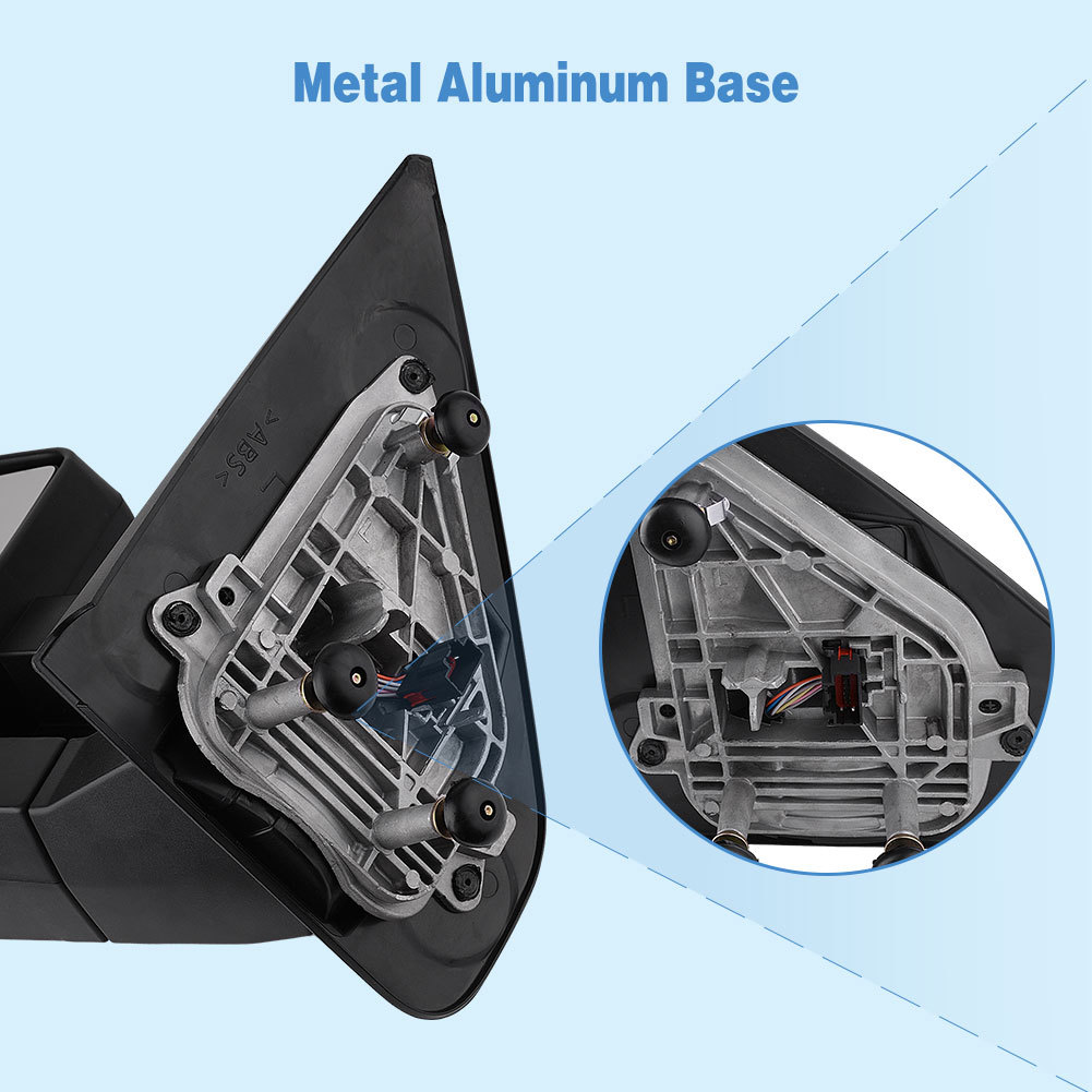 Tow Mirrors for 2004-2006 Ford F150 F-150 Power Heated Puddle Light Turn Signals