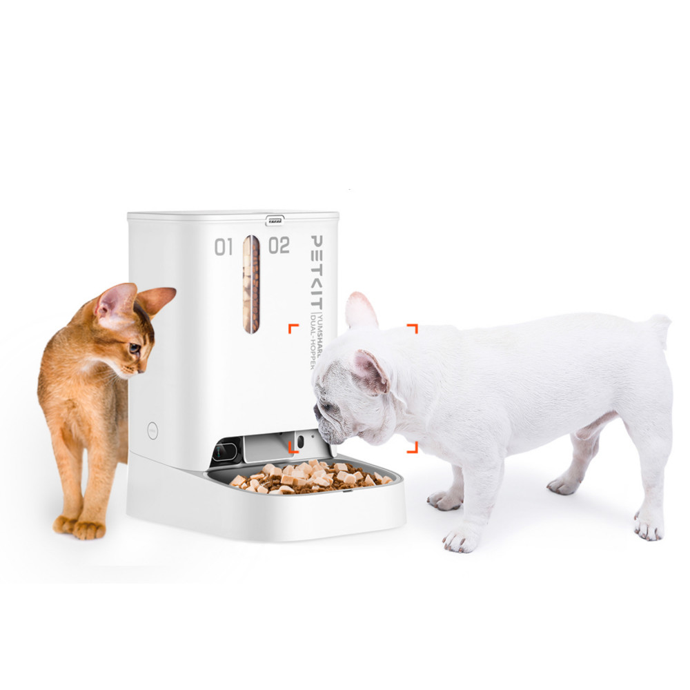 PETKIT Automatic Cat Feeder with Camera, 2.4G WiFi App Control, used