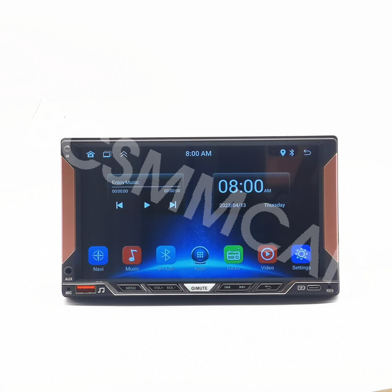 Touch Screen Car Stereo Radio 2Din MP5 Player GPS Navigation WiFi BT FM RCA RDS