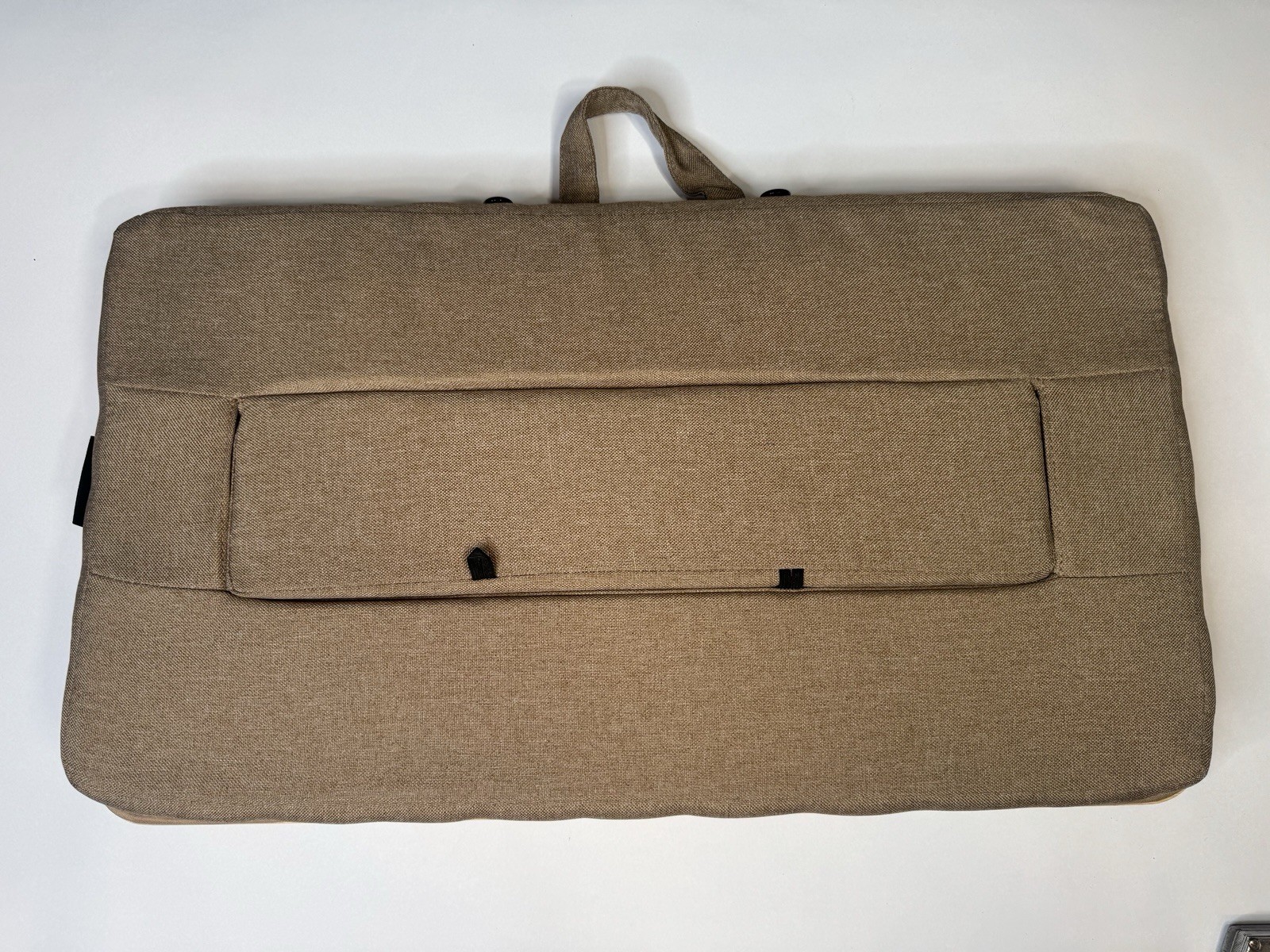 Wishacc Portable Bamboo Lap Desk Laptop Stand Working w/Handle Home Office Wood