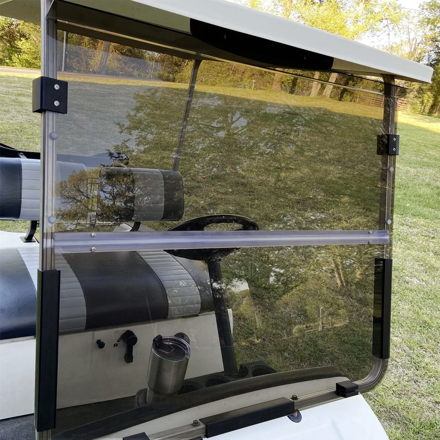 Golf Cart Folding Tinted Windshield Windscreen For Yamaha G14 G16 G19 1995-2003