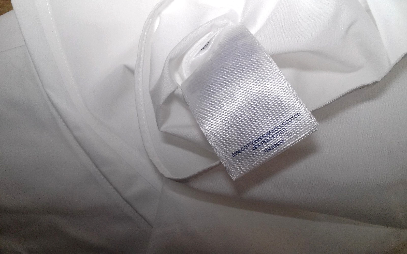 2 Lands' End Wrinkle Free Broadcloth Women's White Shirts Sz 12