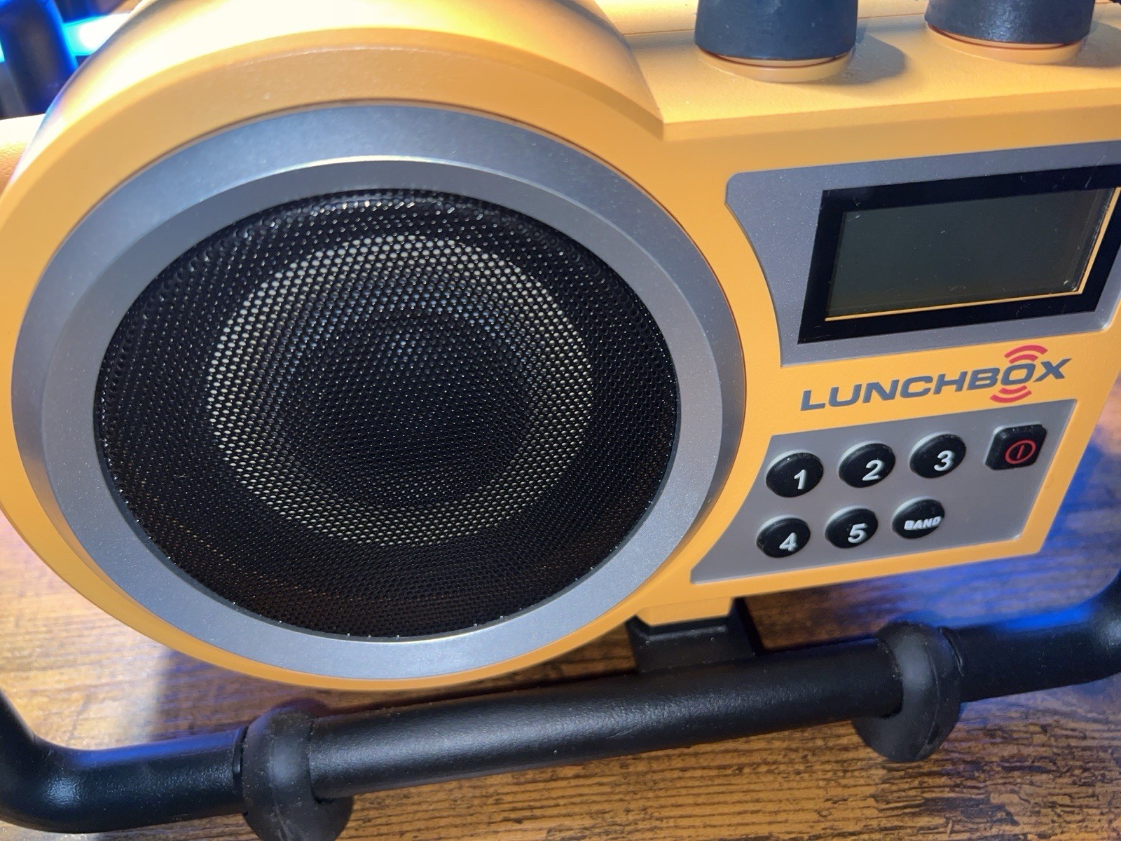 Sangean LUNCHBOX Digital Work Radio AM/FM Large LCD Display LB-Yellow Tested