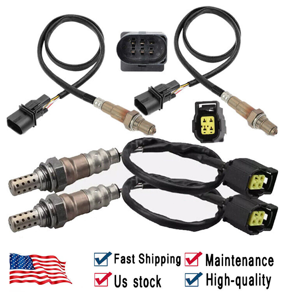 Set(4) Oxygen Sensor Upstream+Down For 2006-2011 Mercedes-Benz E350 C300 CLS550