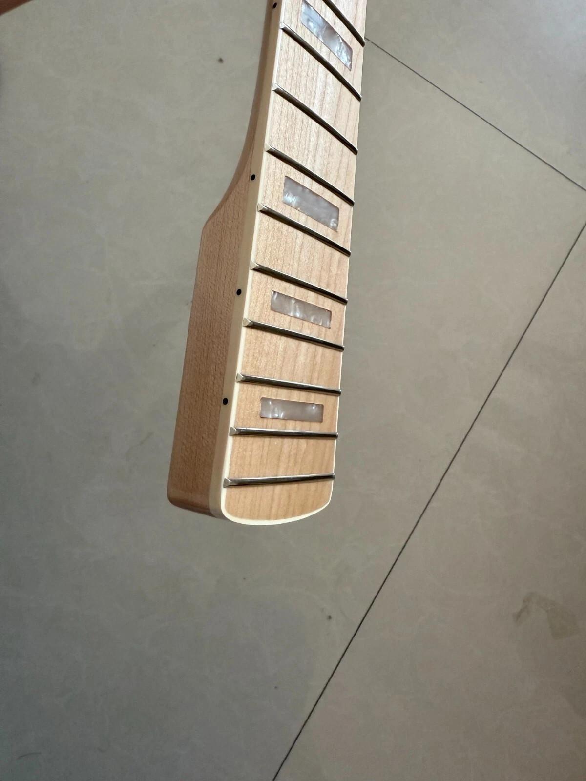 Gloss Maple Bass style 20 frets block Inlay electric bass neck 20 fret 34inch