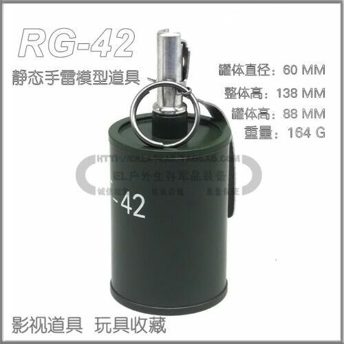 Cosplay Toy Model Paintball Game Flash Bang Dummy No function Metal