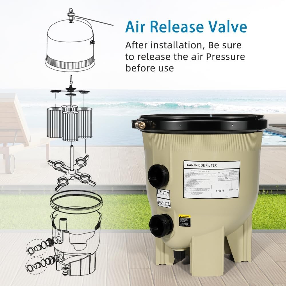 For Pentair 178578 Bottom Tank Assembly - Replacement Swimming Pool Filter