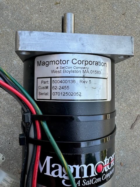 HAAS HRT-210 Brush 17 Pin Servo Motor Magmotor 36-4185A 210-450 WP E726 36-4185