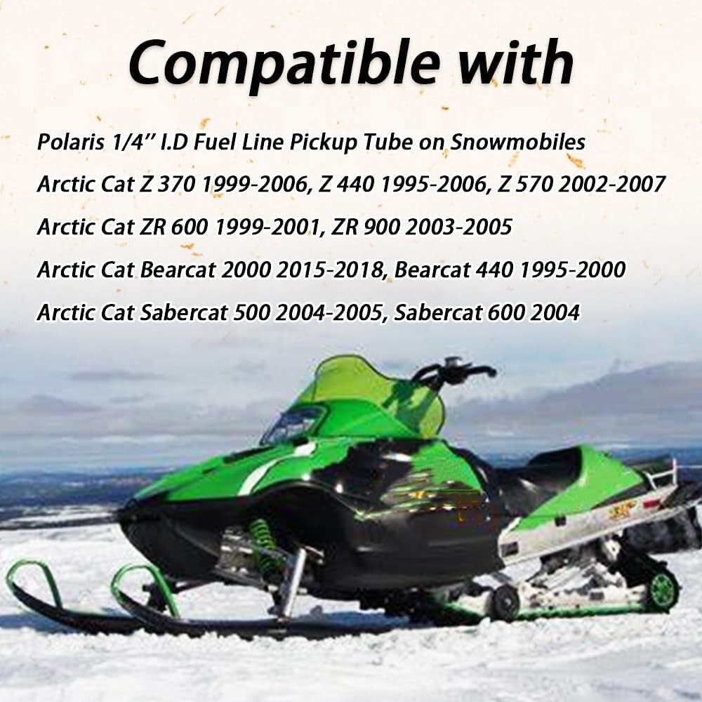 1/4" In-Tank Fuel Filter - Mesh Screen - Replaces Polaris Parts: 7052037/7052081