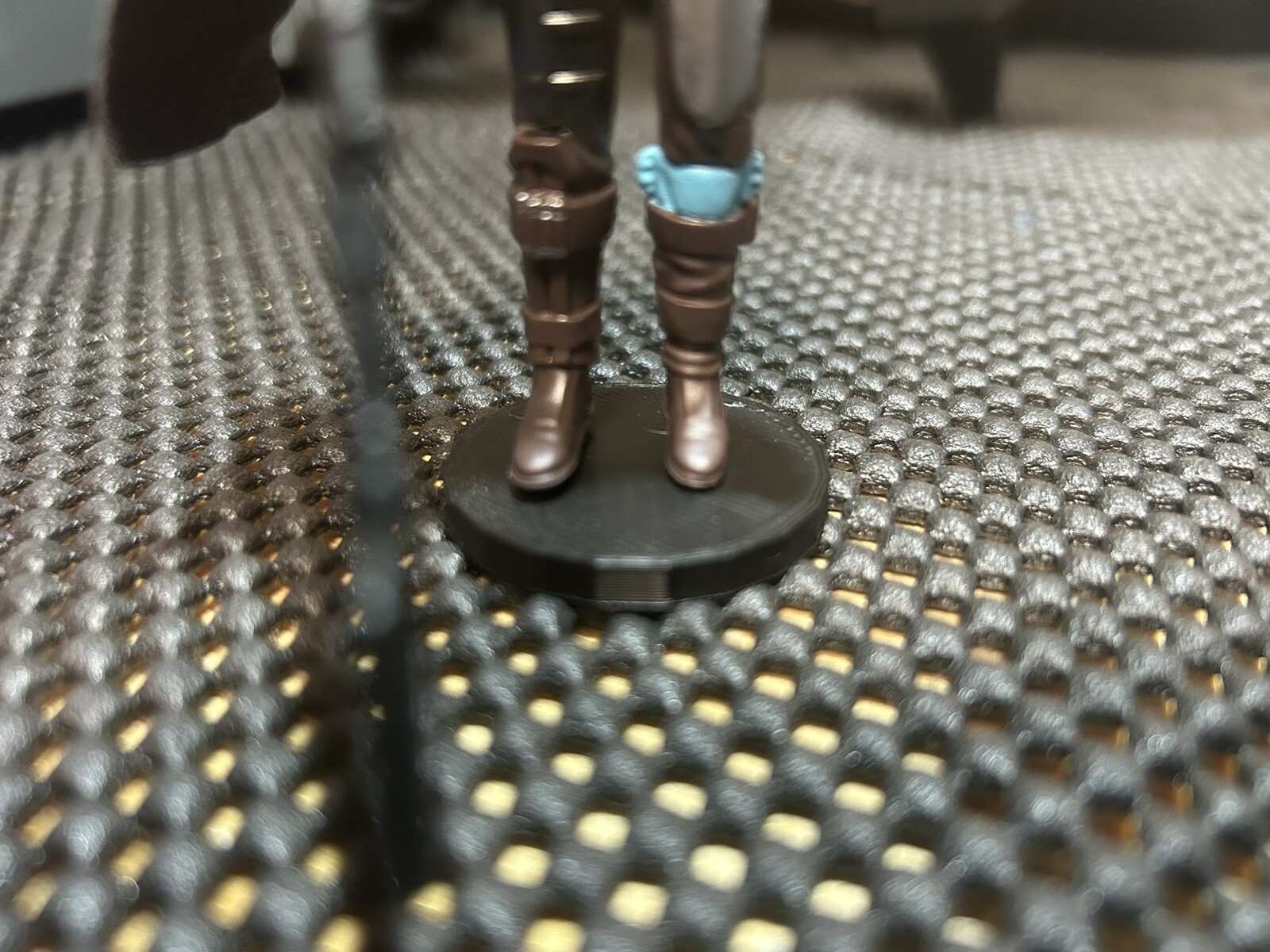 Original And Retro Collection Star Wars action figure stands. QTY 35