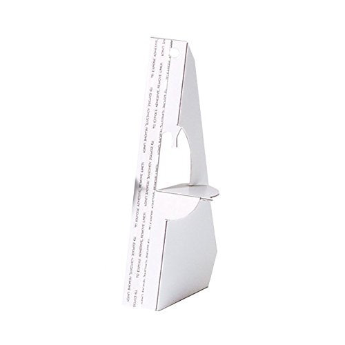 Lineco Self-Stick Easel Back, 3 inches, White, Package of 25 (L328-1233)