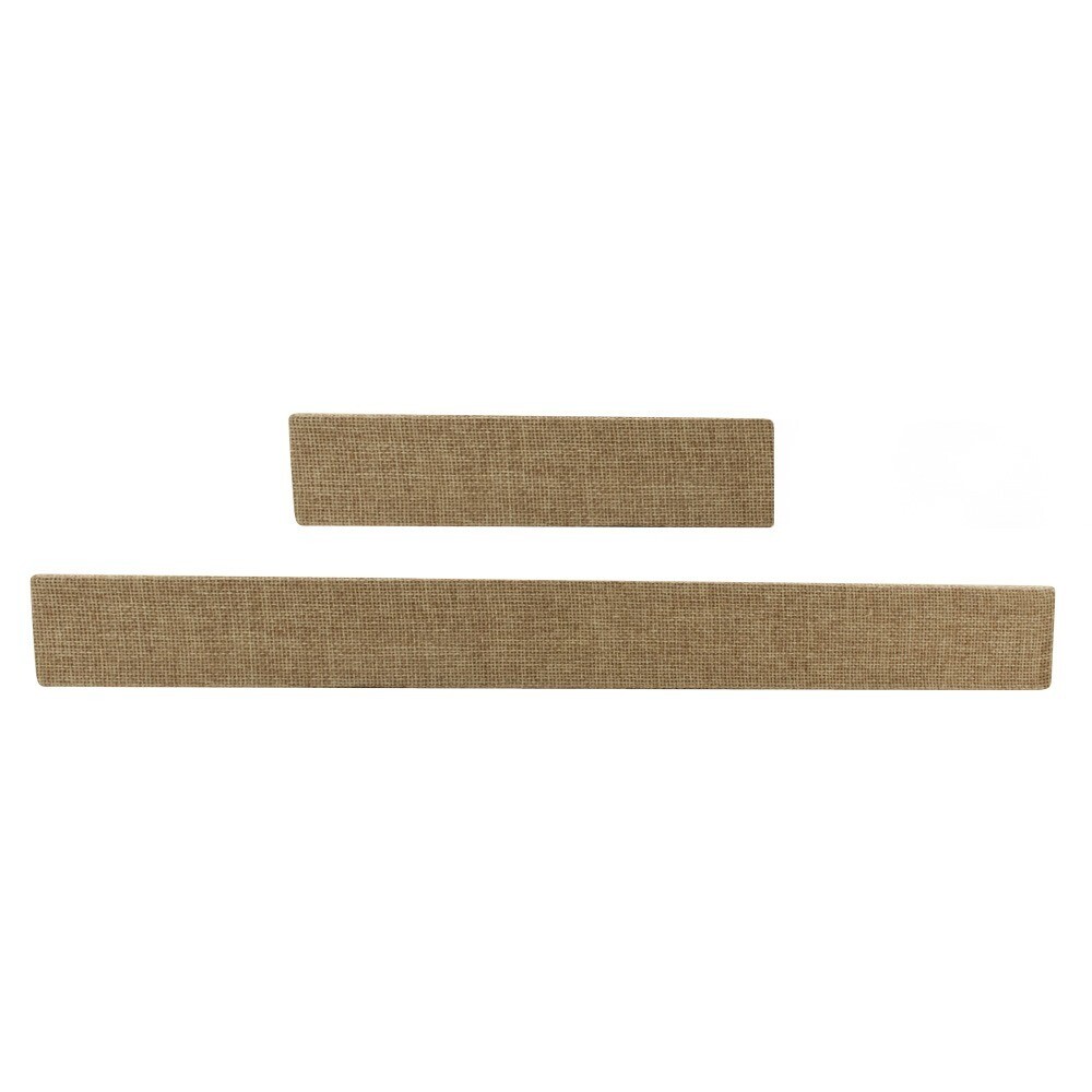 Modern Burlap Jewelry Tray Organizer with 18 Compartment Liner Holder Storage