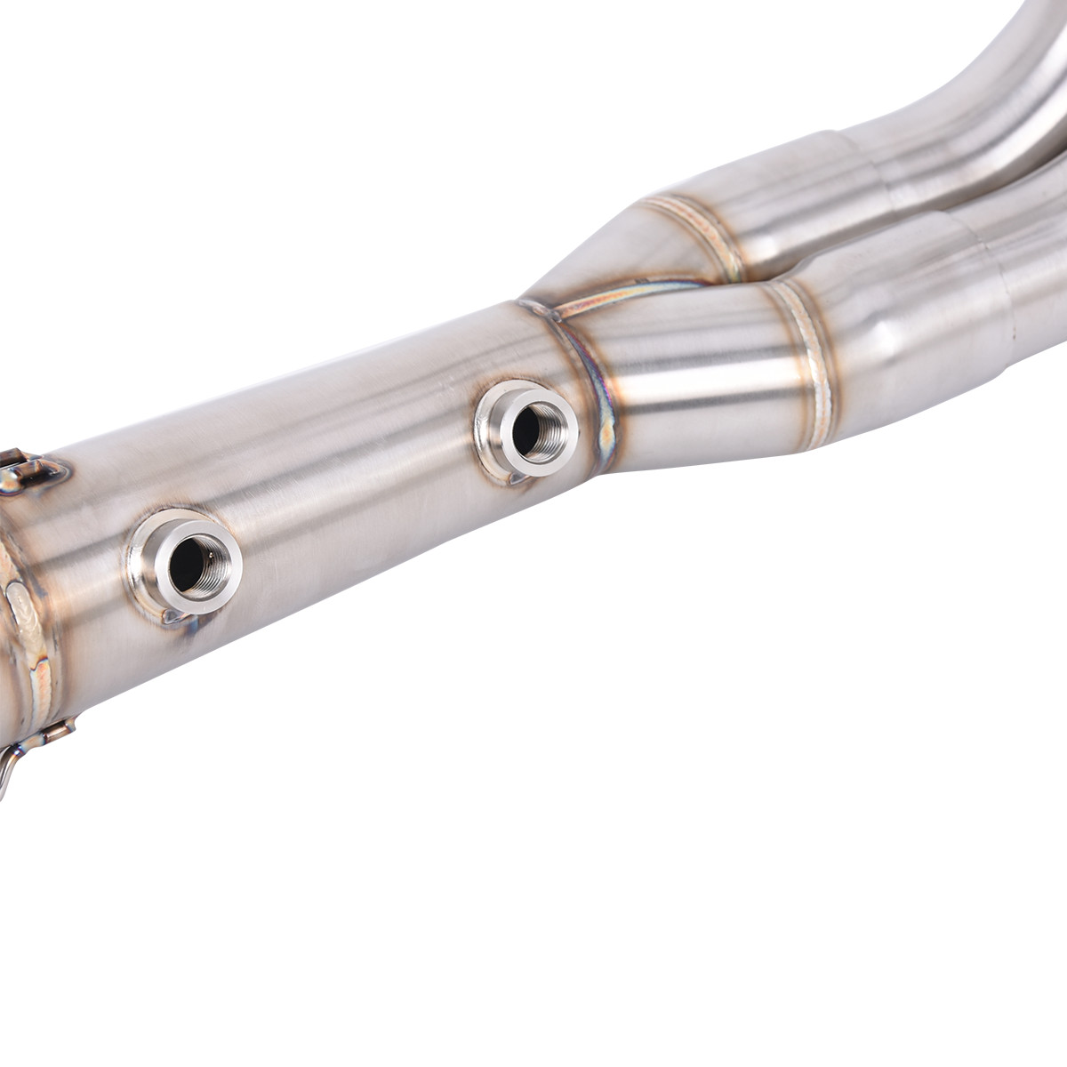 Black Full Exhaust System Header Pipe Muffler For Yamaha MT-07 Tracer7 2025-2026