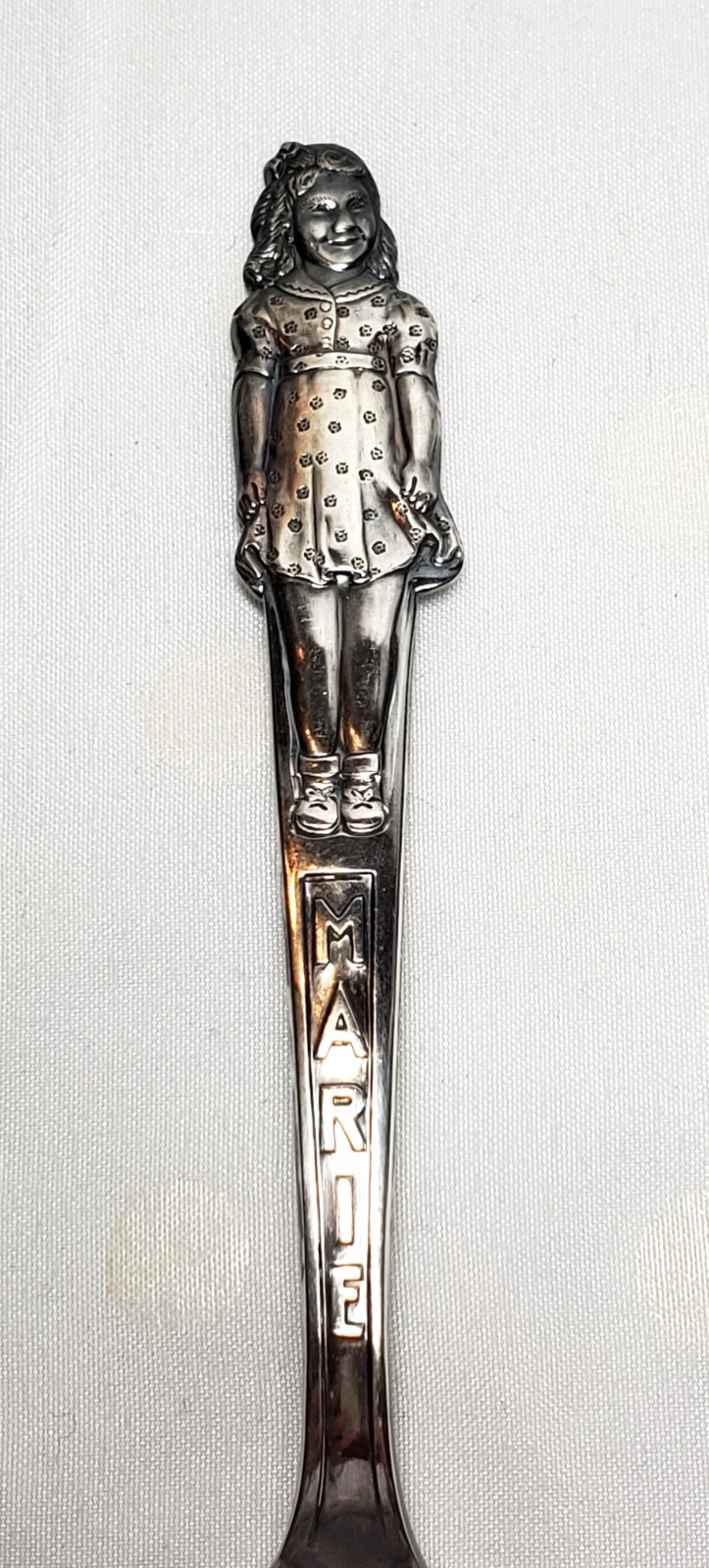 Carlton Silver Plate DIONNE Quints Quintuplets Sisters Girls Spoon 5 Set 1940’s