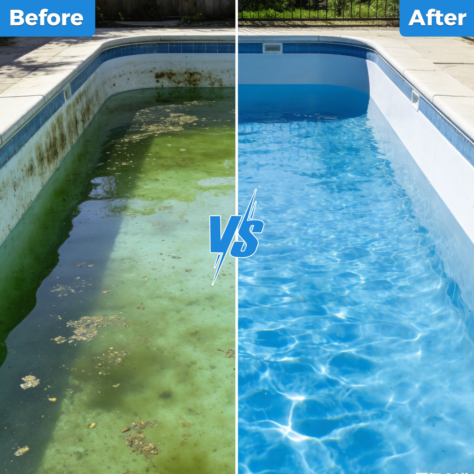 Solar Pool Ionizer Chlorine-Free Water Purifier w/Algae Cleaner Up to 35,000 Gal