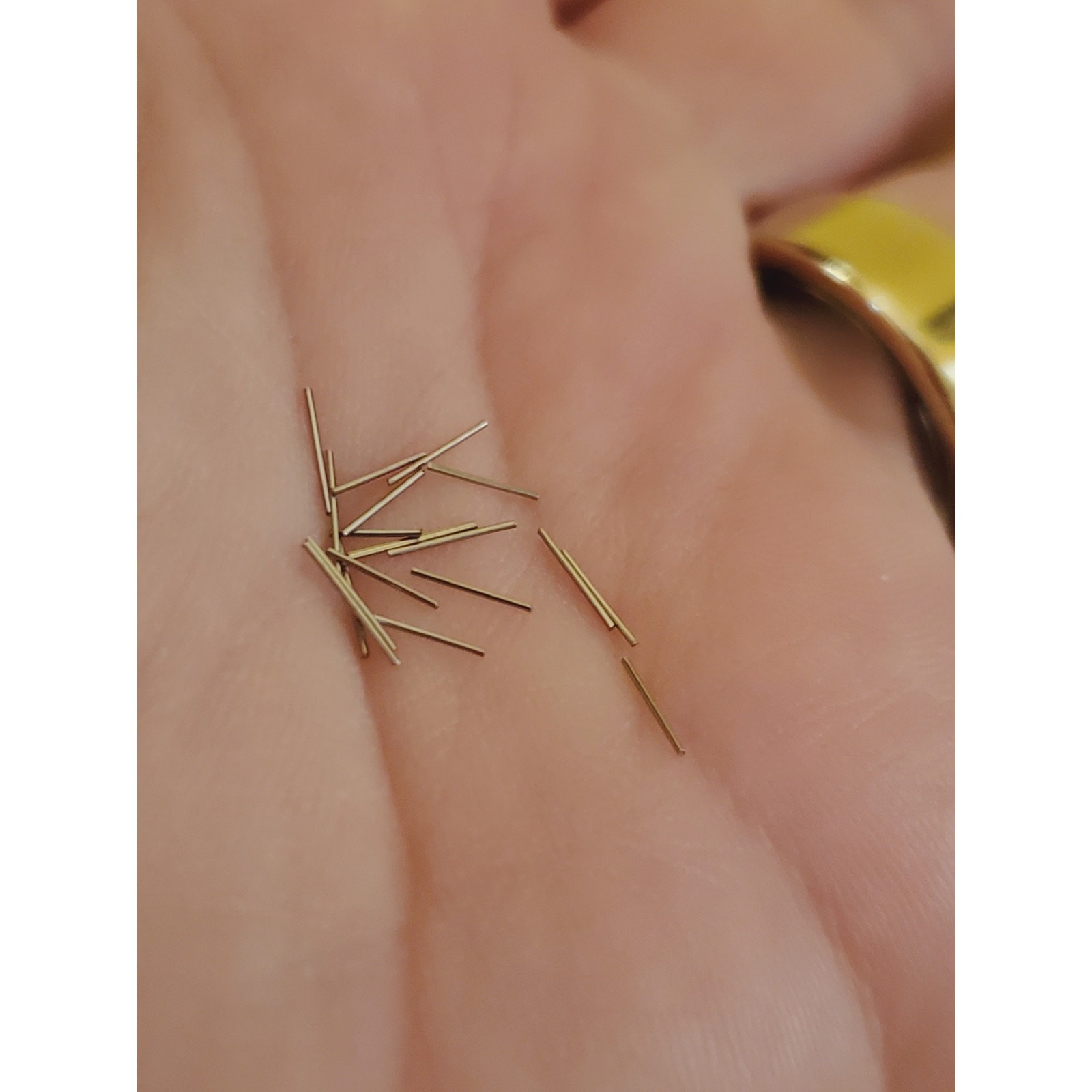 Stainless Steel Tumbling Media Pins 0.255in Magnetic Finishing Polishing 100g