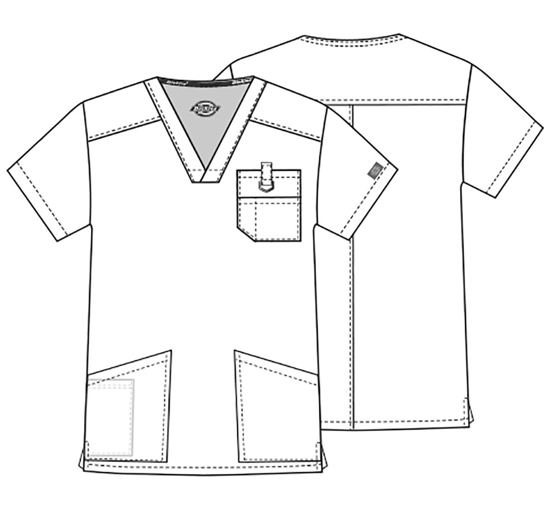Dickies EDS Signature Men's V-Neck Scrub Top | 81906