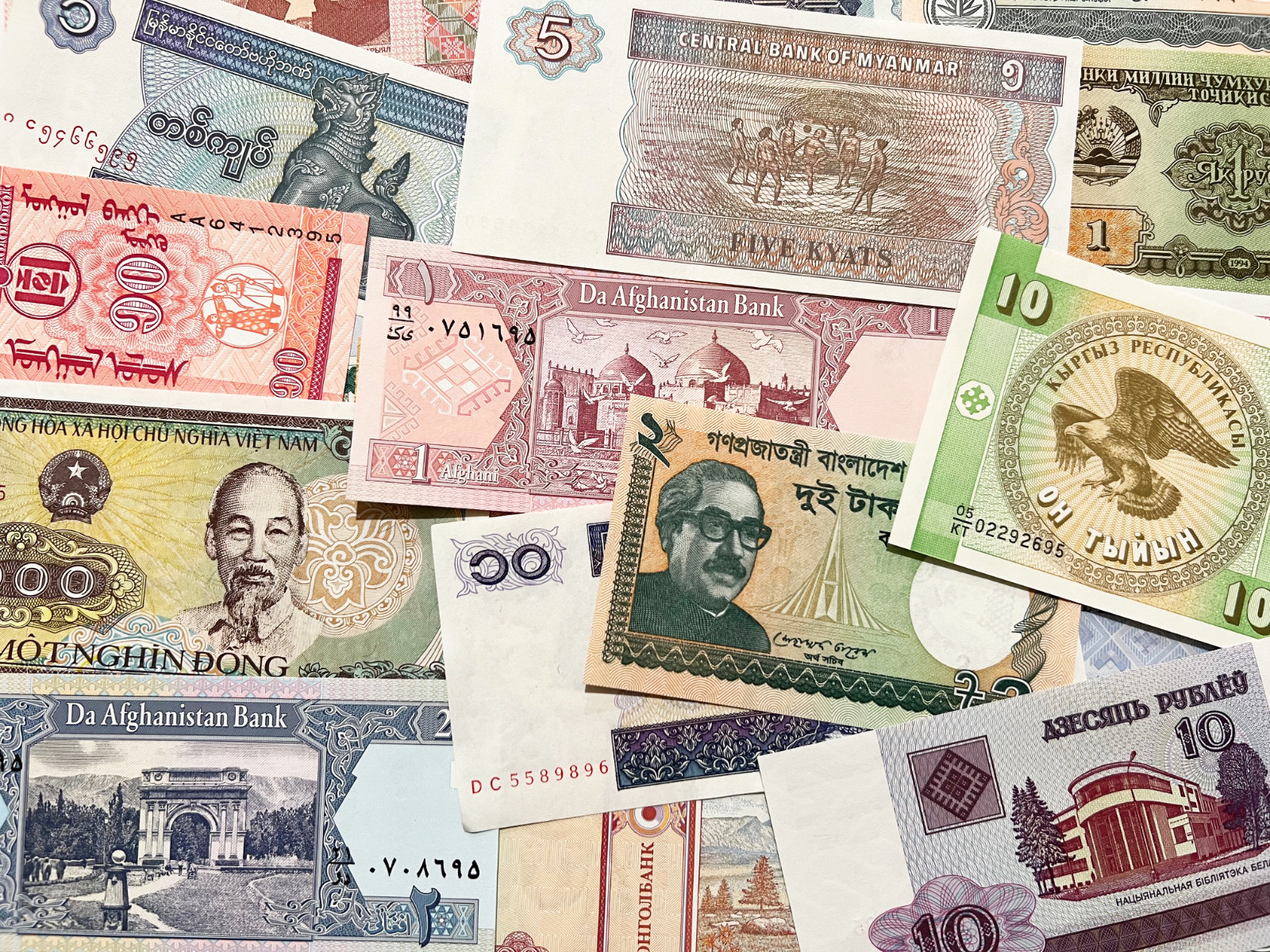 100+ Year Old Banknotes & Modern World Paper Money 27 Note Lot Set Currency Cash