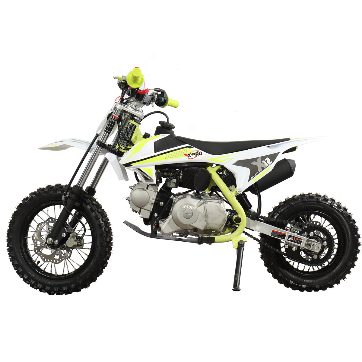 X-PRO X12 110cc Dirt Bike Pit Bike 4 Stroke Gas Powered Off Road Electric Start