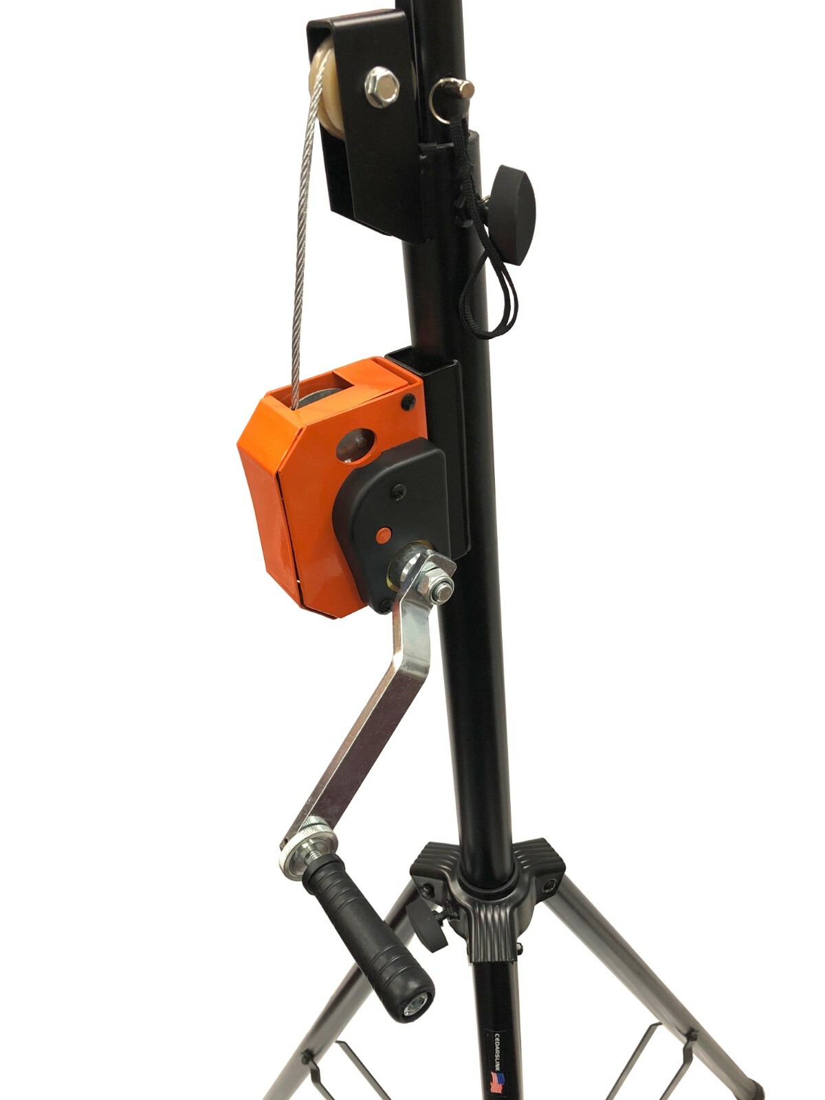 (2) DJ Pro Lighting 10 Foot Crank Light Stand & (2) Square Truss T-Bar Adapter