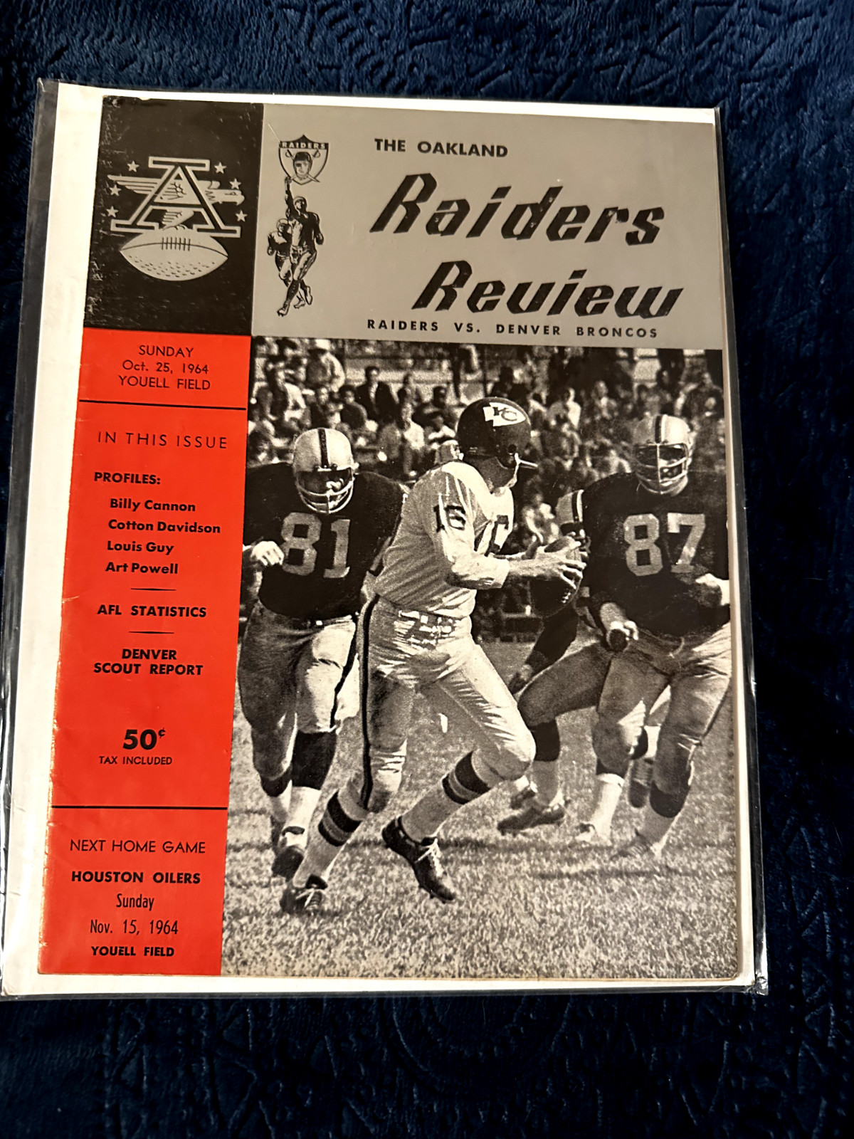 Vintage AFL & NFL Game Programs 1964 to 2021 – Various Teams – Pick Your Program