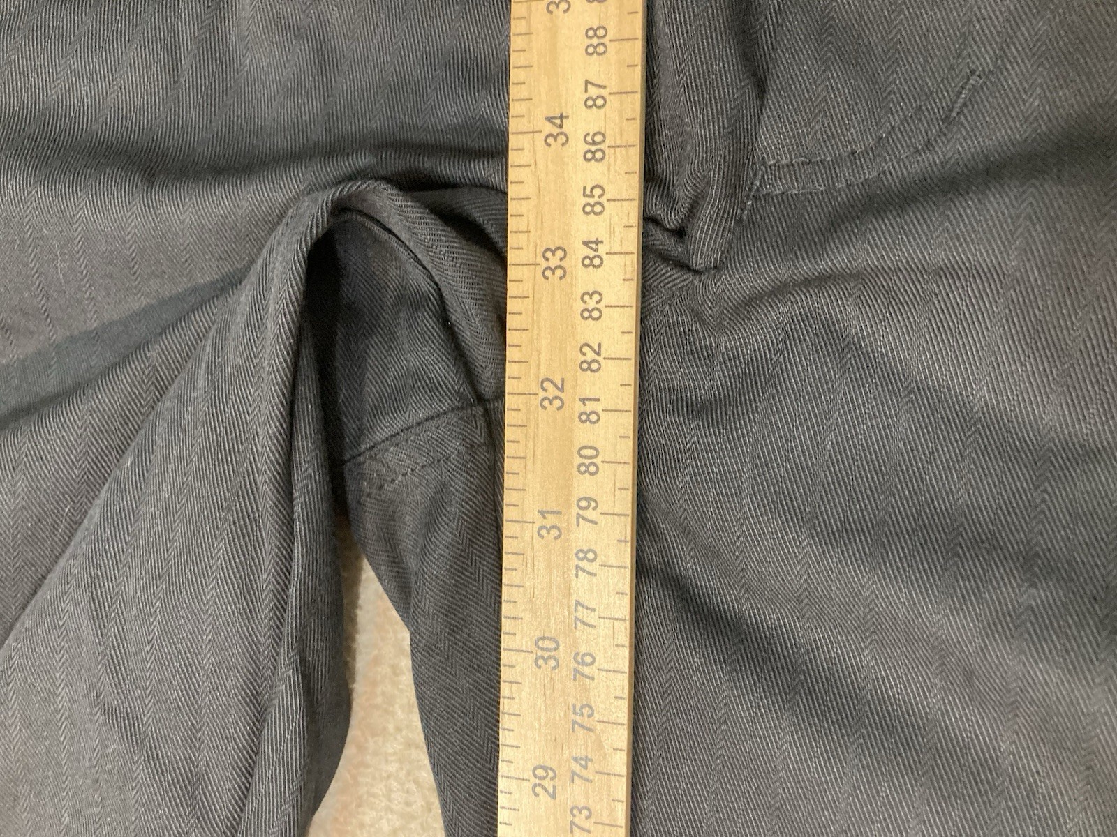 Chef Works Pants Mens Size XL Black Trousers Elastic Waist Loose 32” Inseam NEW