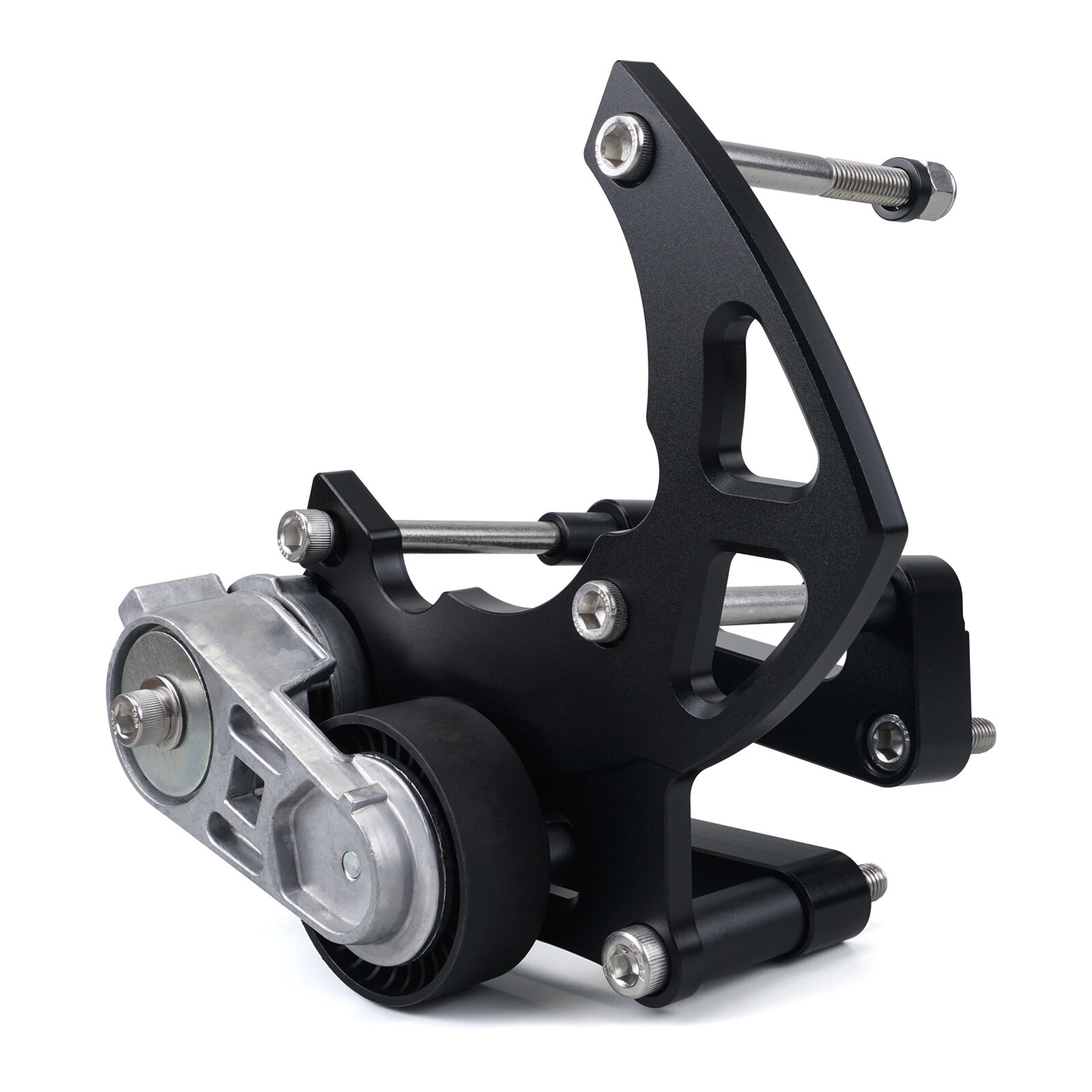 R4 AC Compressor High Mount Bracket Kit For LS Swap For Chevy GMC SUV Truck LQ9