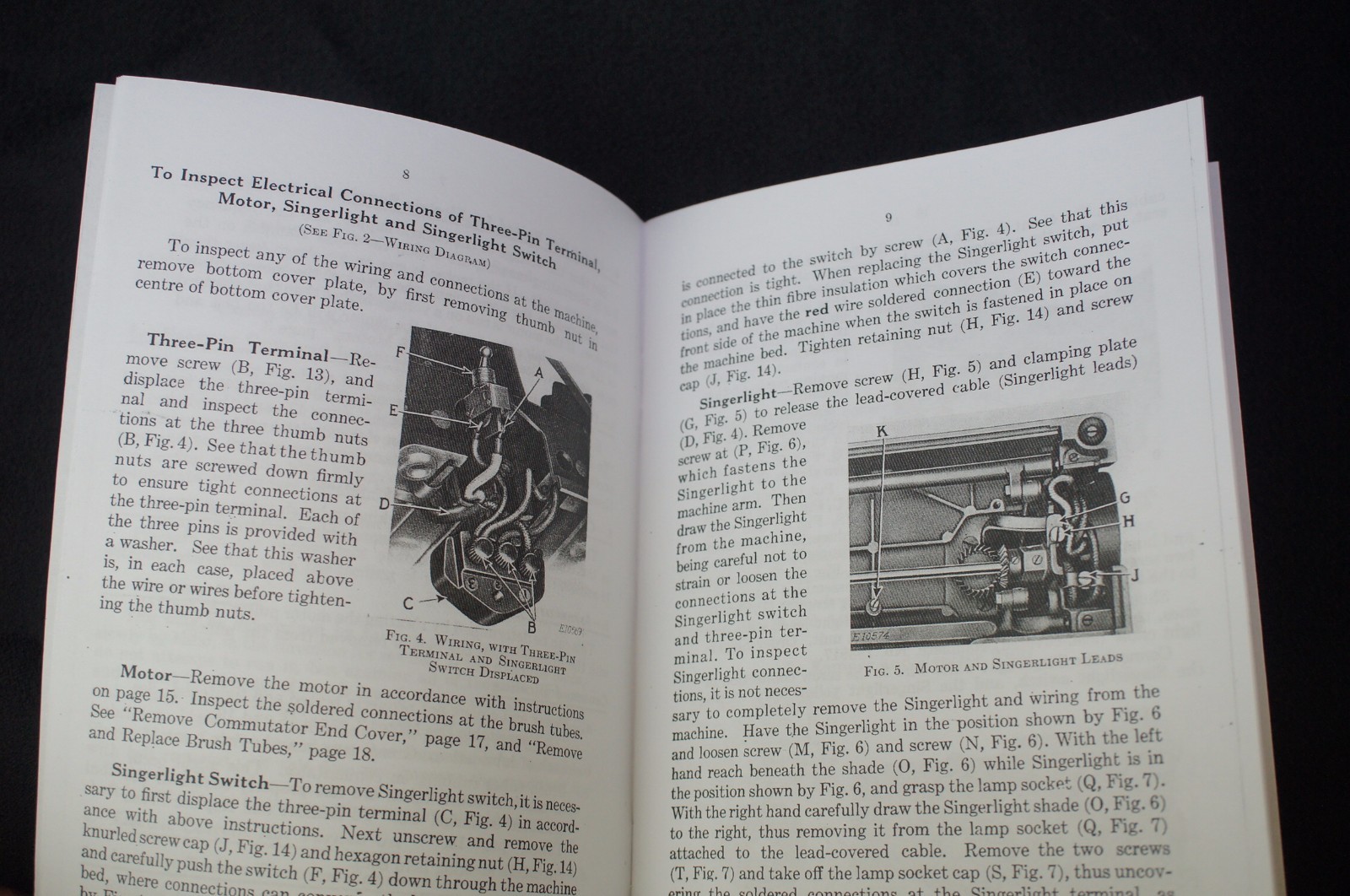 Late Singer Featherweight 221 Sewing Machine Dealer Adjusters Repair Manuals Set