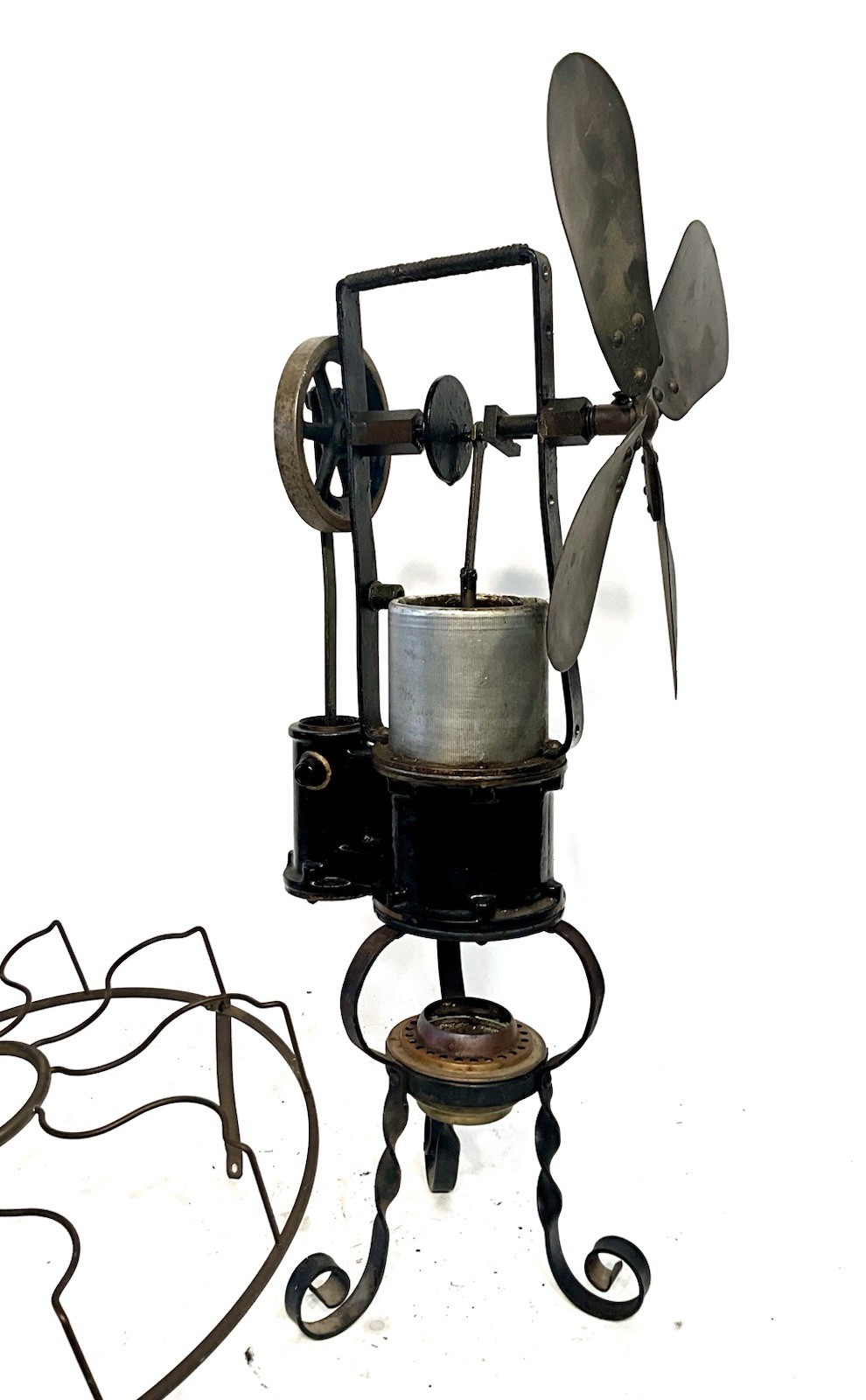 Ça. 1965 UNIDENTIFIED HOT AIR ENGINE FAN A+ RUNNING CONDITION ESTATE FIND