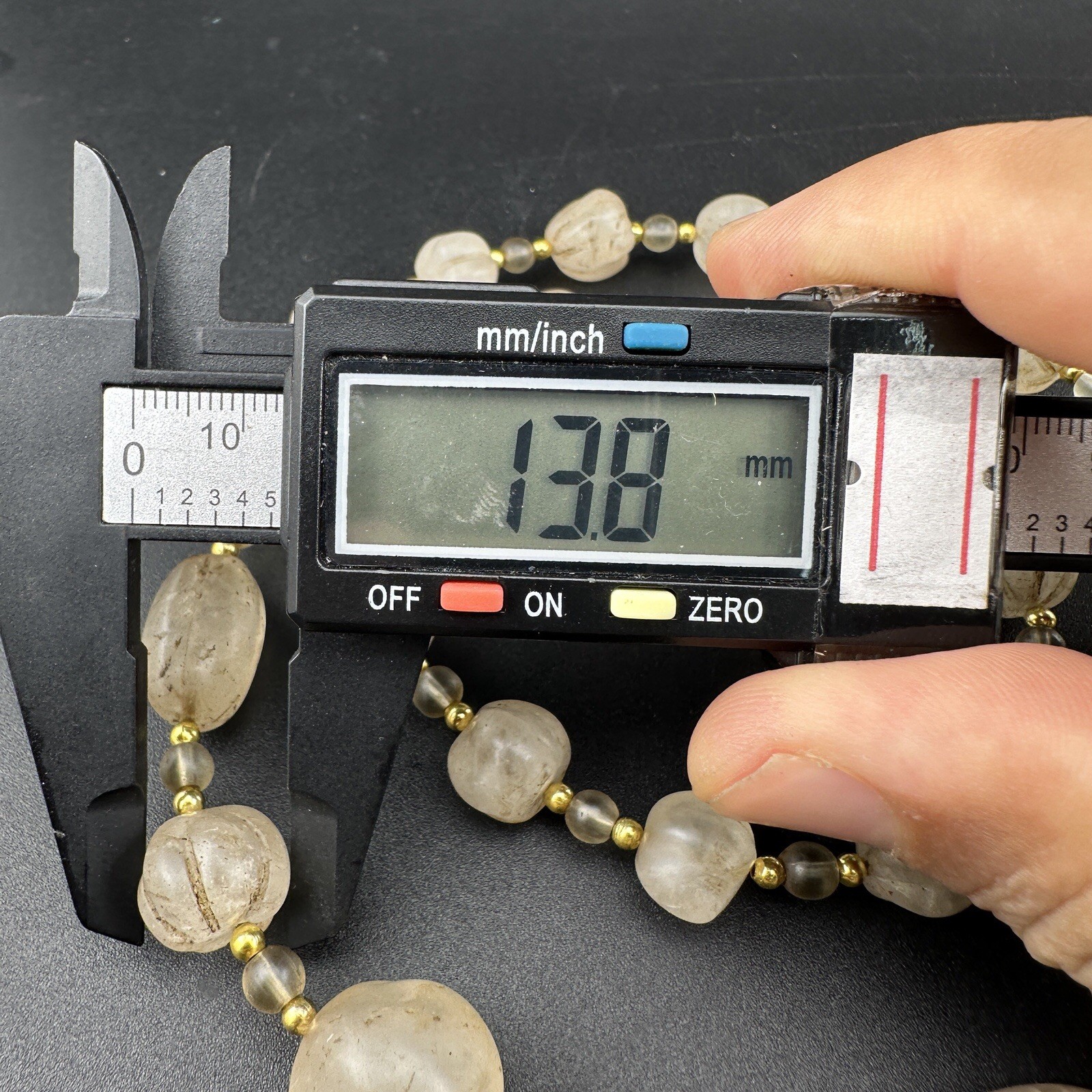 Old Himalayan Regions Crystals ￼ Beads Beads Mala Necklace Rare