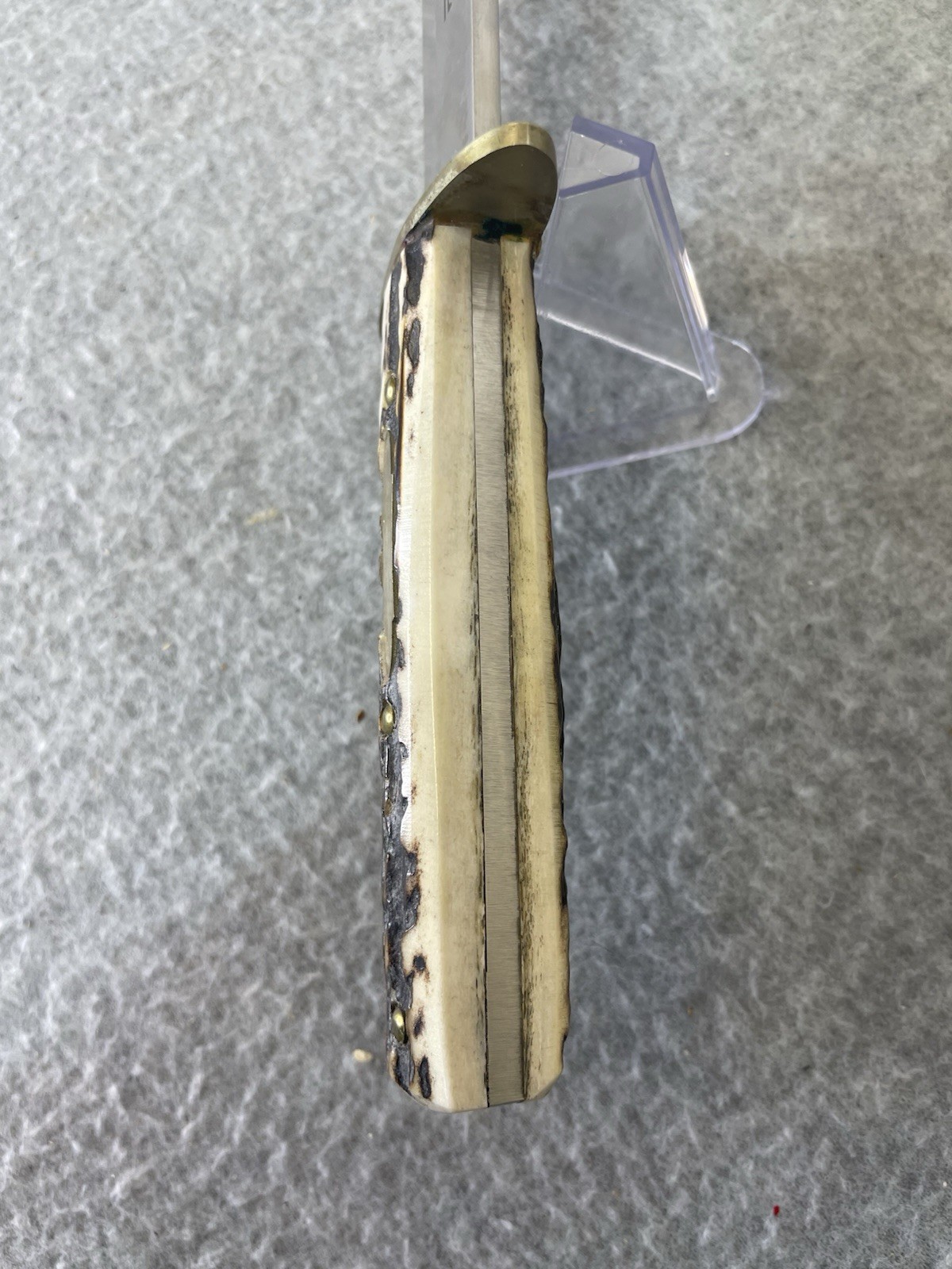 J. Russell Green River Works Argentina Bowie Knife Stag Handle