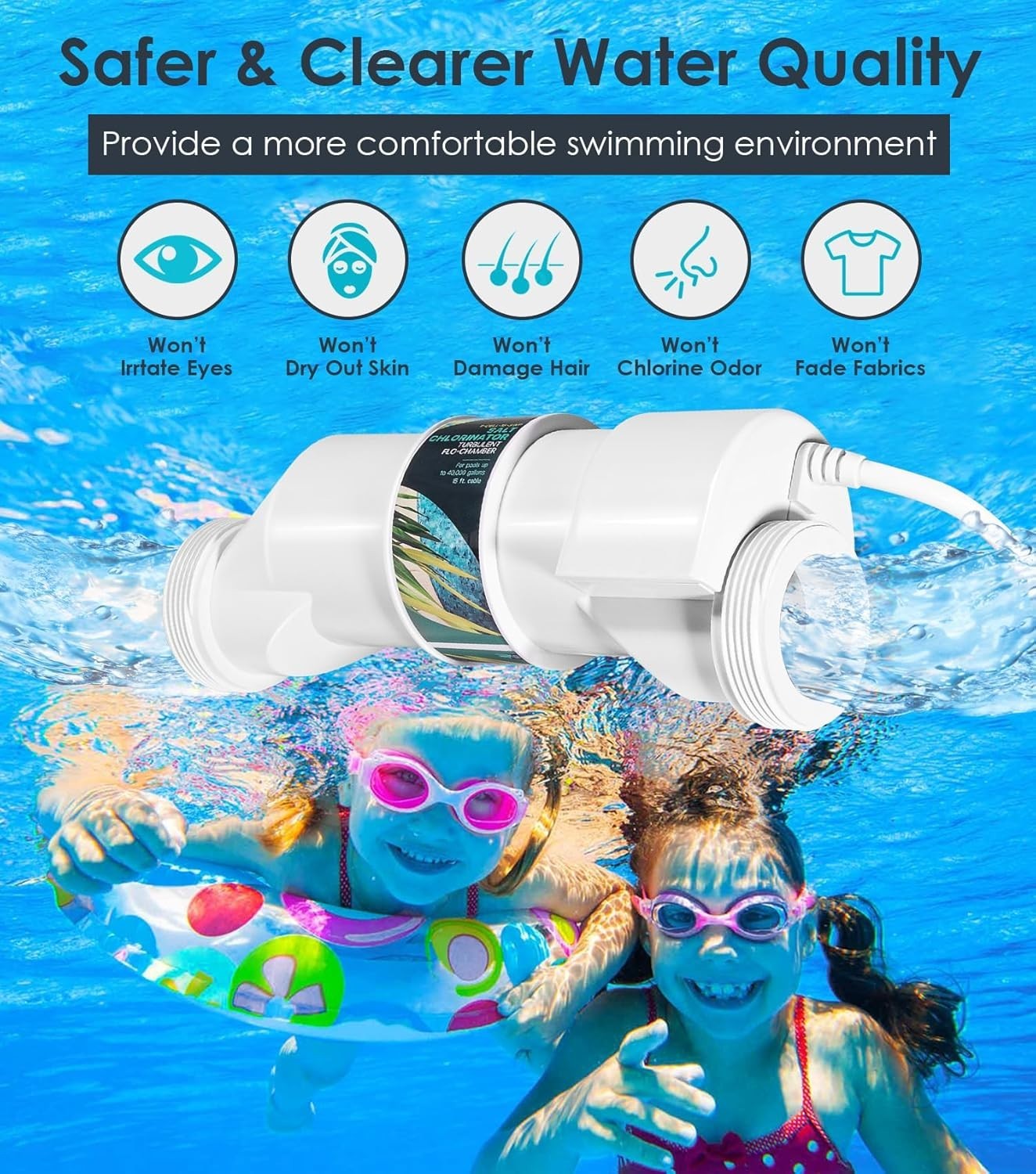 T-CELL-15-SWP Salt ChIorination Cell Replacement for Hayward TurboCell T-15