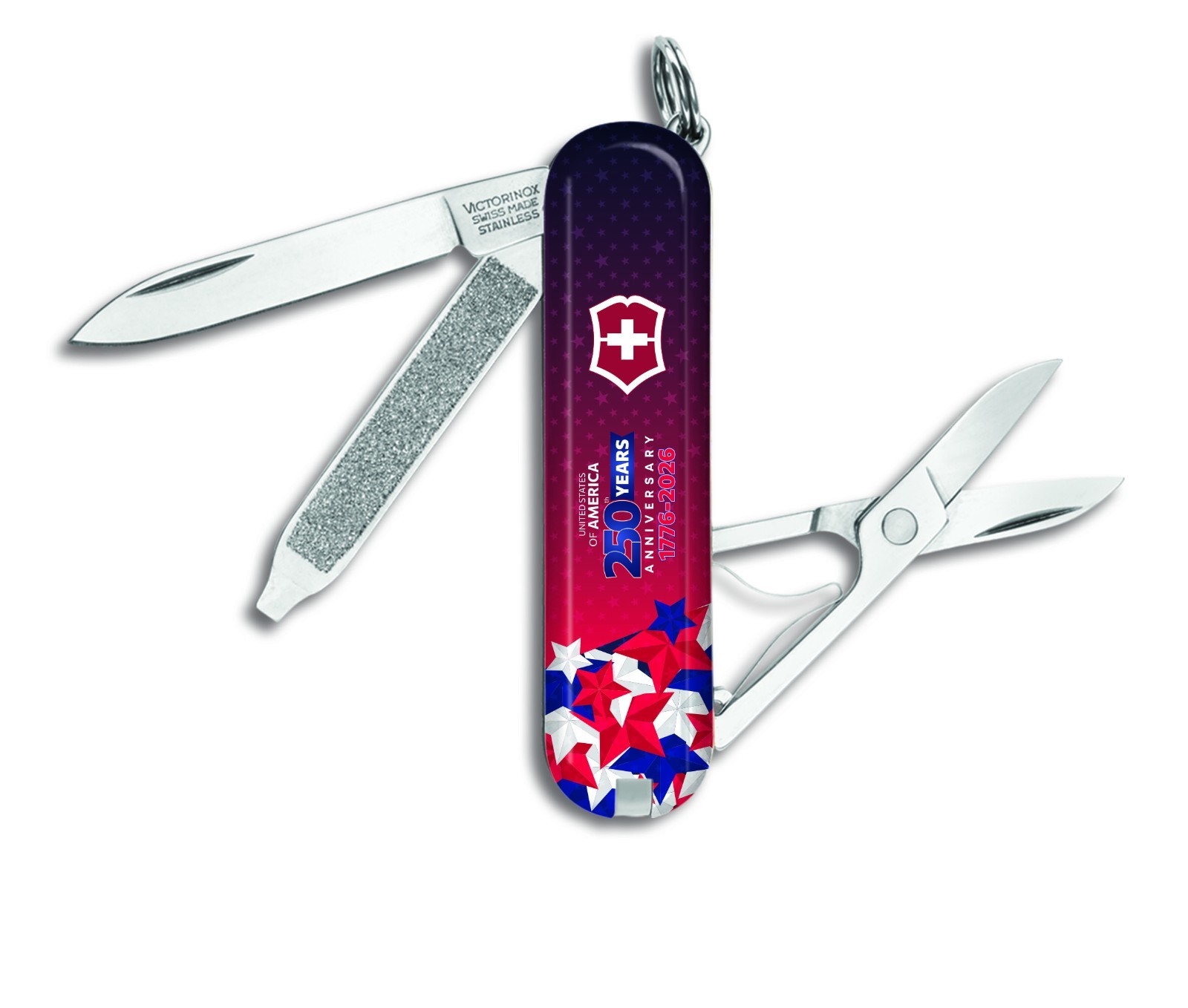 Victorinox Swiss Army America 250 Anniversary CLASSIC SD Knife Knives Multi Tool