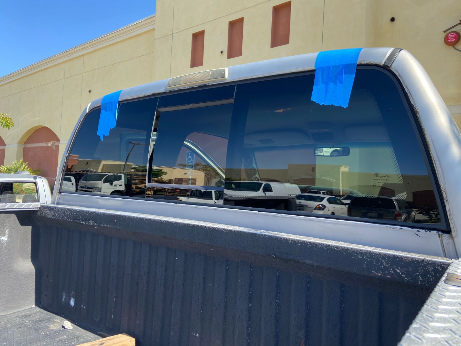 Fit 1994-2002 Dodge Pickup 2500 &3500 Back Glass (Manual) Sliding Window