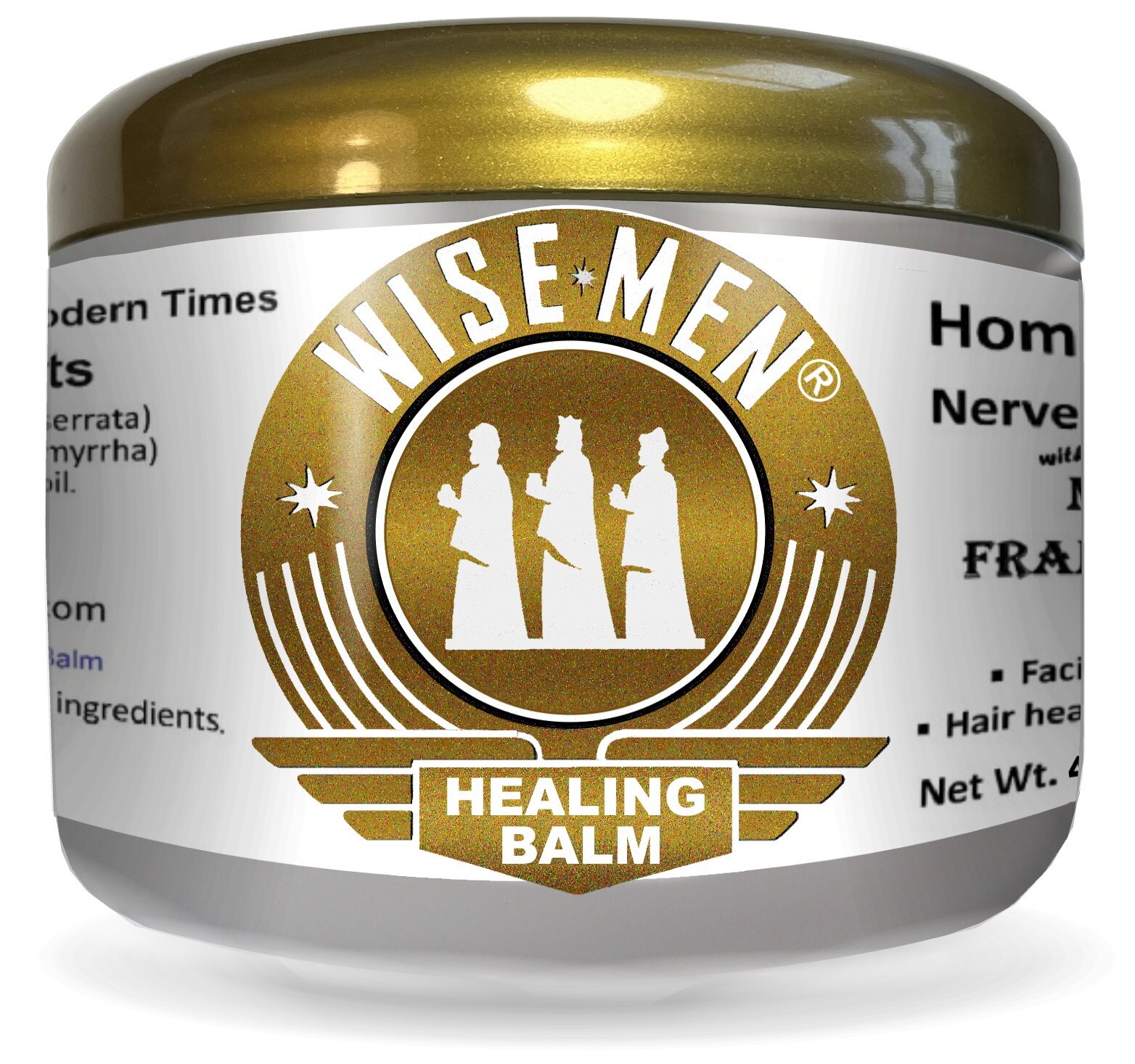 Wise Men Healing Balm with Frankincense and Myrrh for Neuropathy and Pain Relief