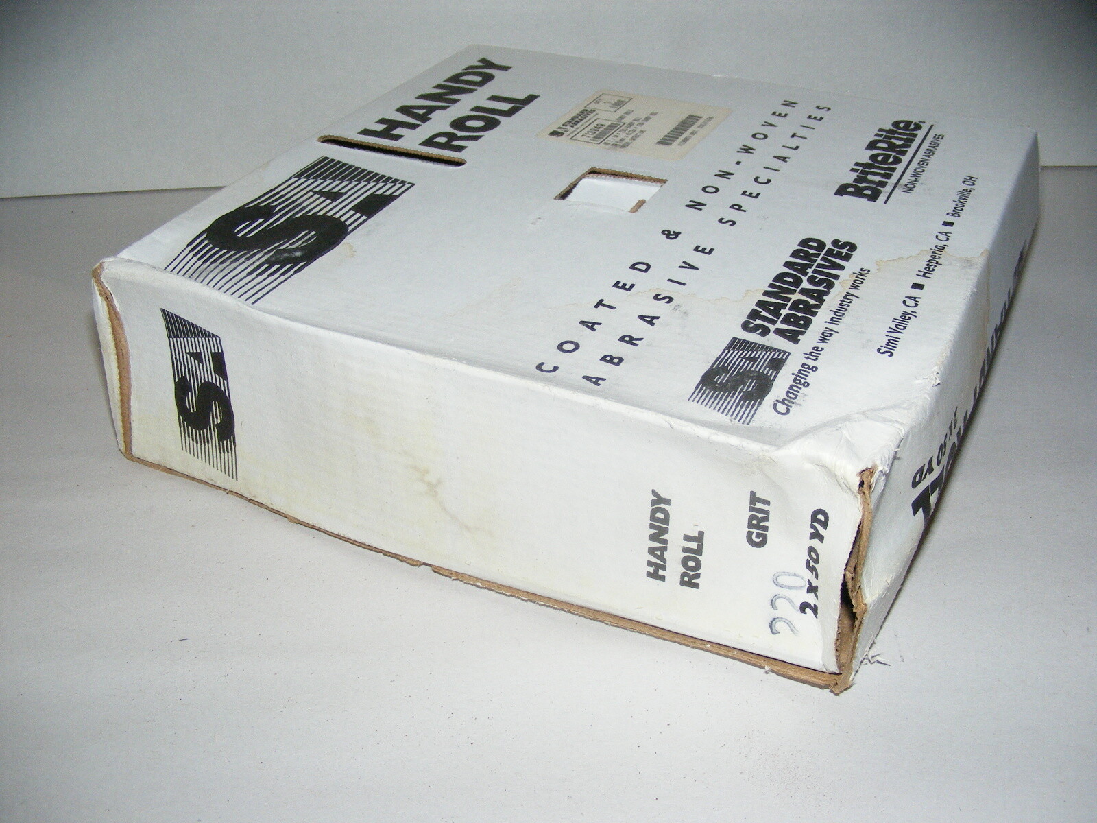 2" x 50 yds. 220 Grit Standard Abrasives Abrasive Cloth 713949